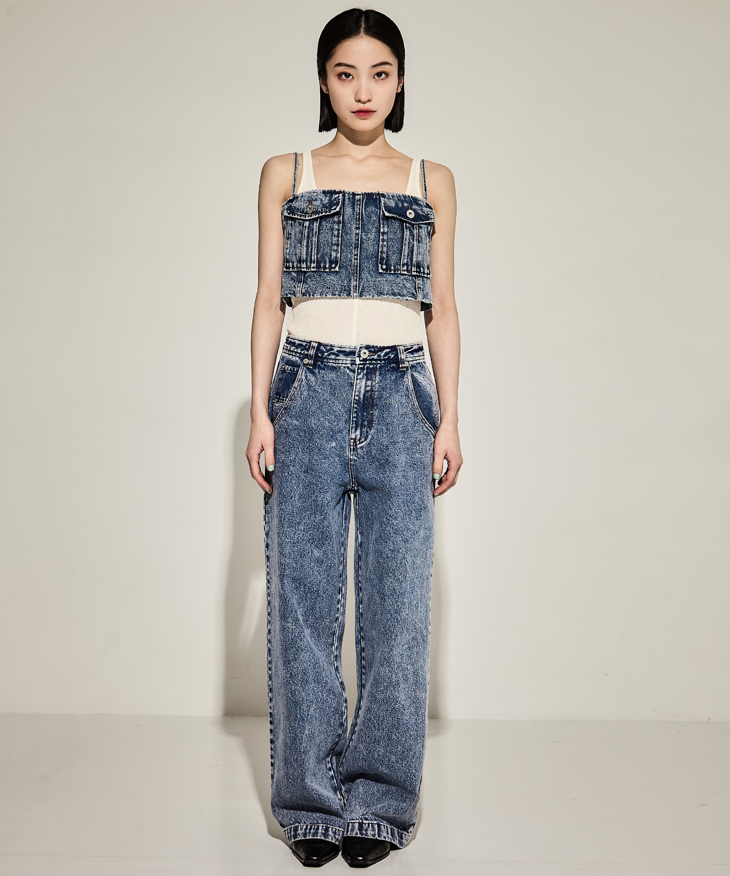 BUISTIER DENIM SET ROMPERES AMERI