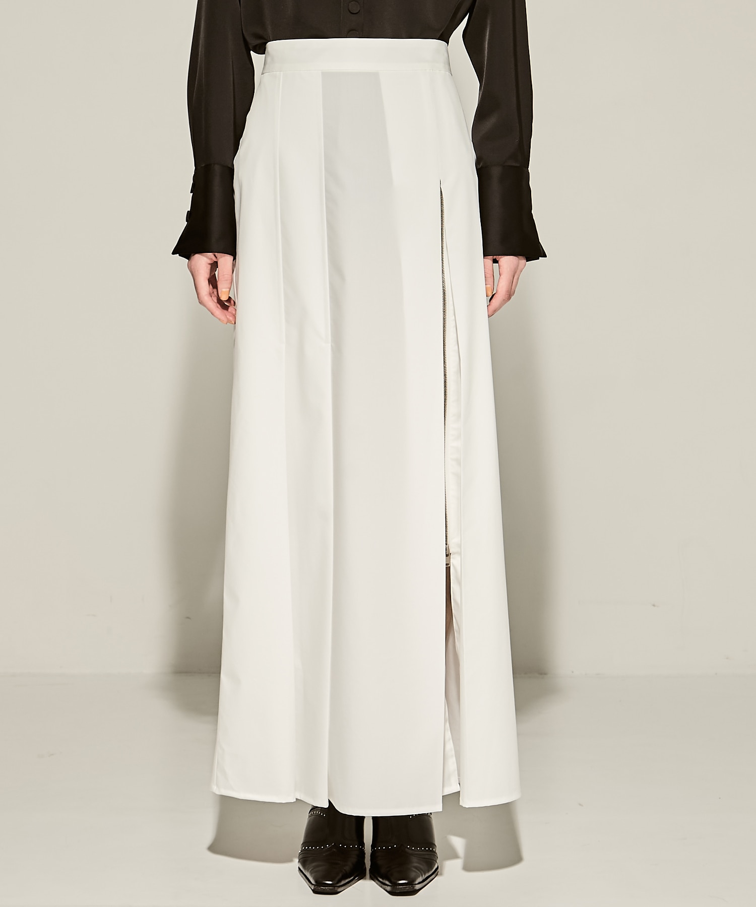 SUPIMA C/PE/PU ZIP SKIRT CINOH
