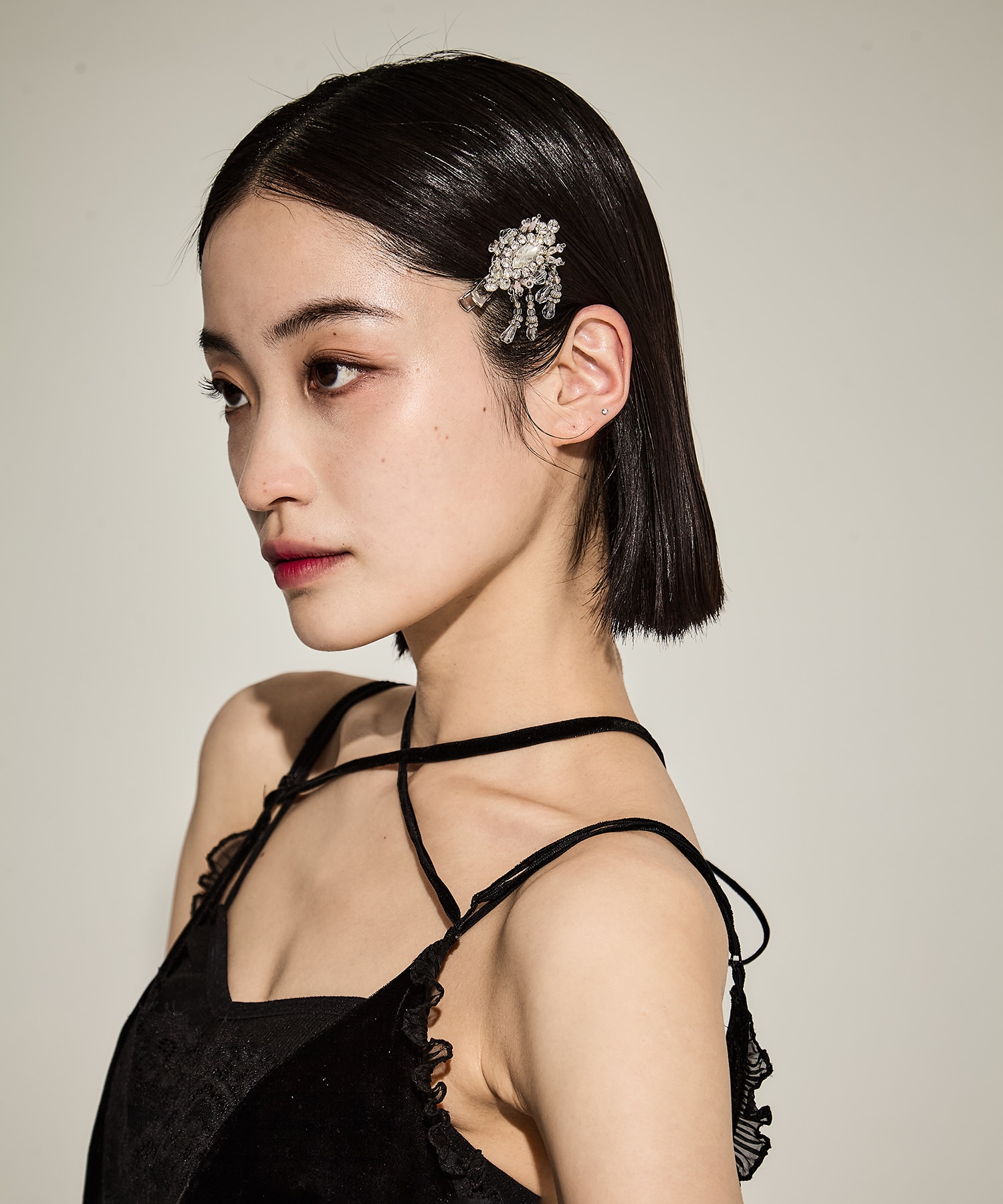 crystal hair clip left tanakadaisuke