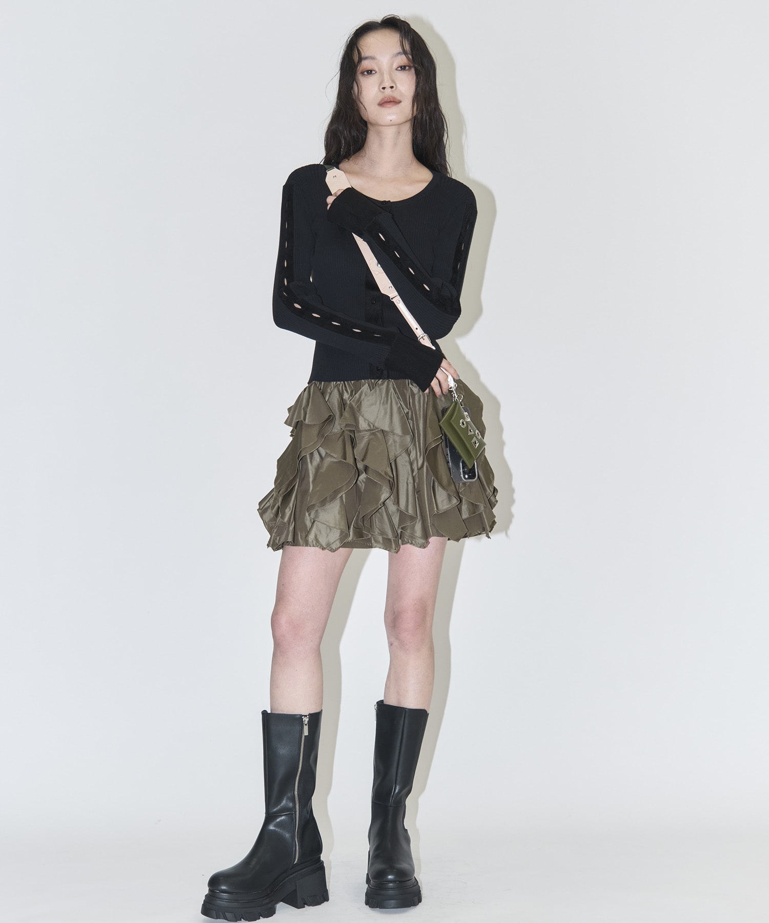 Leather phone strap TOGA
