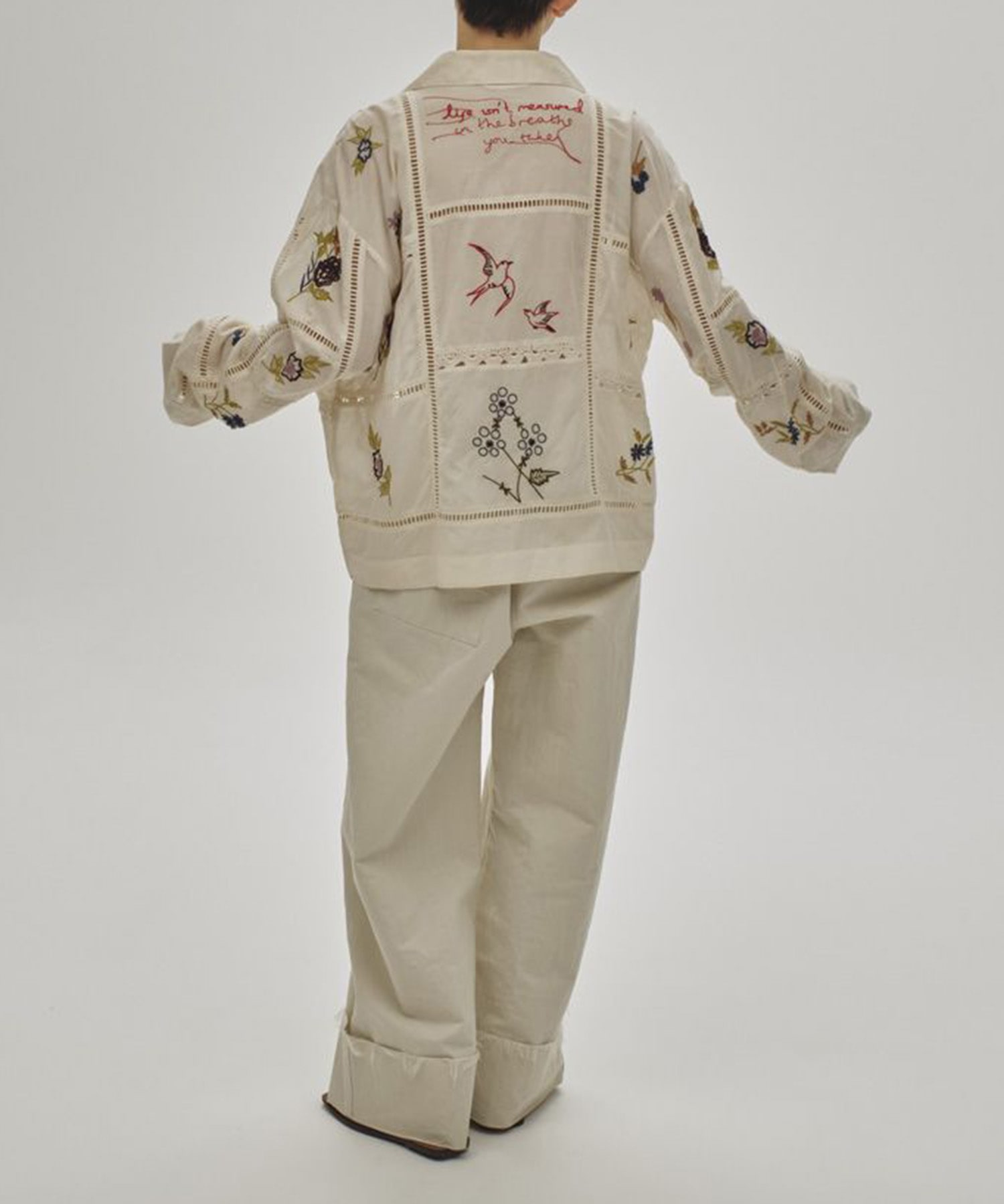 Embroidery Patchwork Shirts TODAYFUL