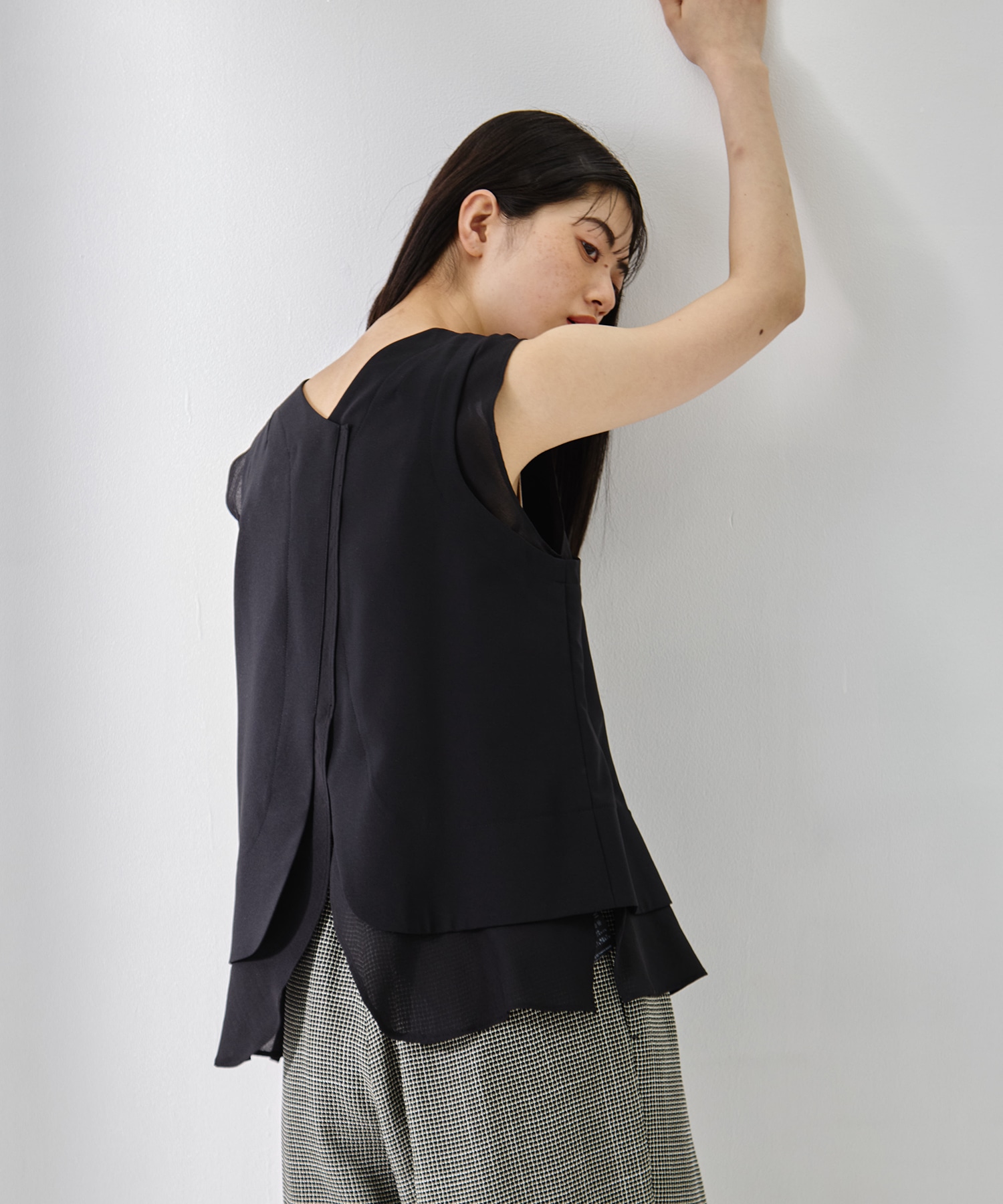 Sheer Layered Blouse STUDIOUS