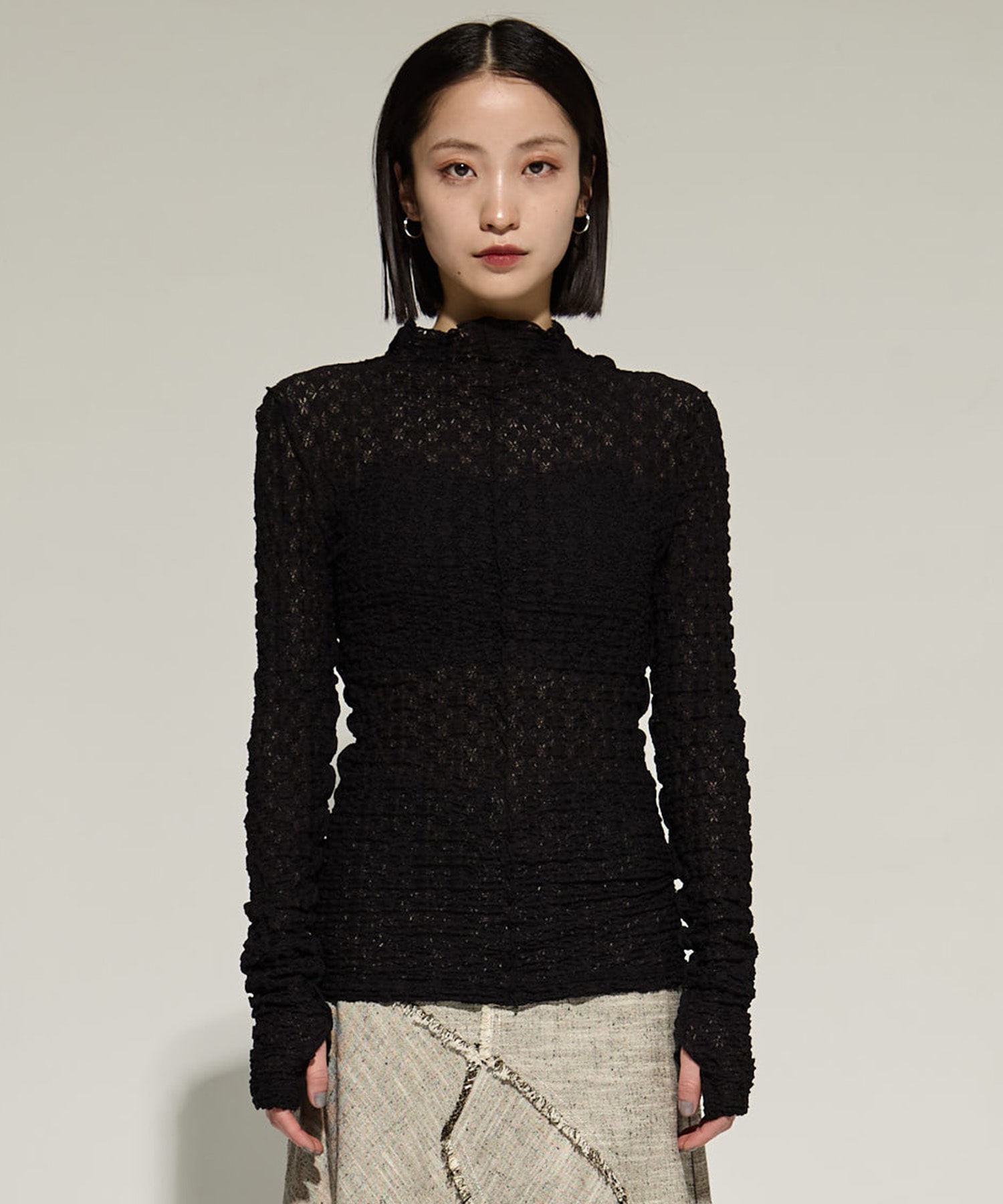 Stretch Lace Skin Top STUDIOUS