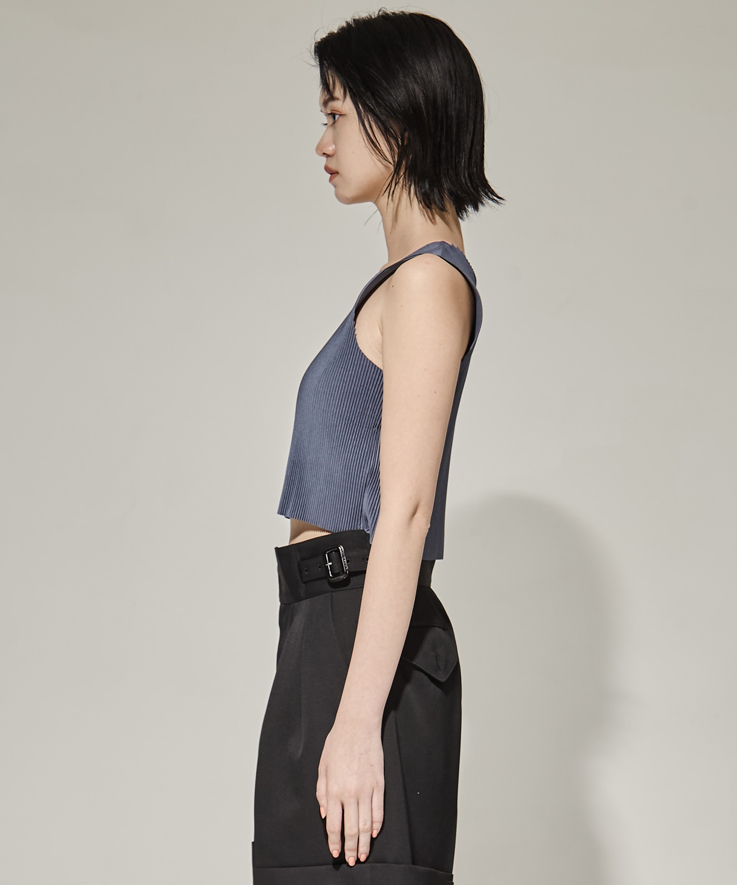 SHEER LAYERED SHORT SLEEVE TOP kotohayokozawa