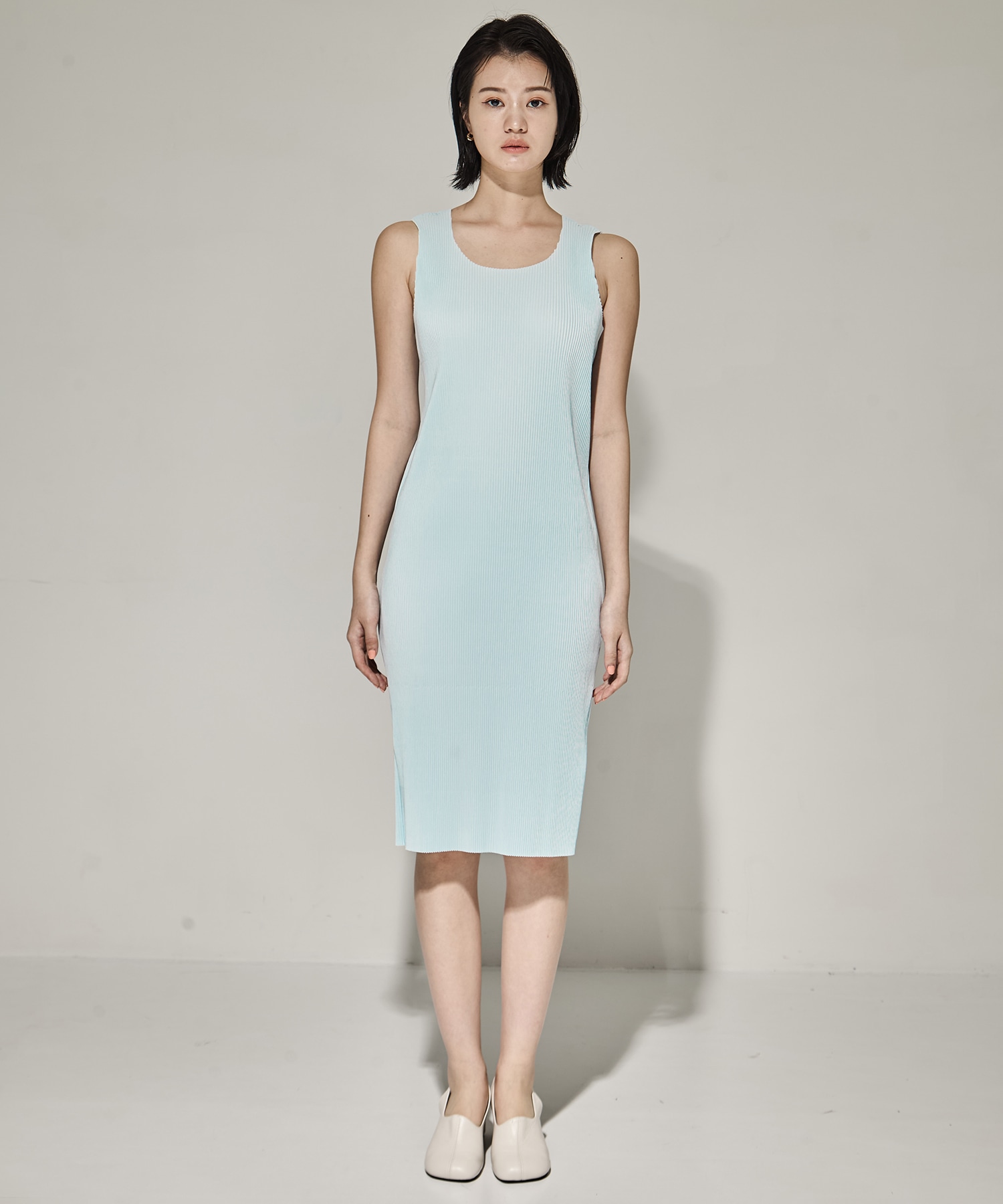 SHEER LAYERED SHORT SLEEVE DRESS kotohayokozawa