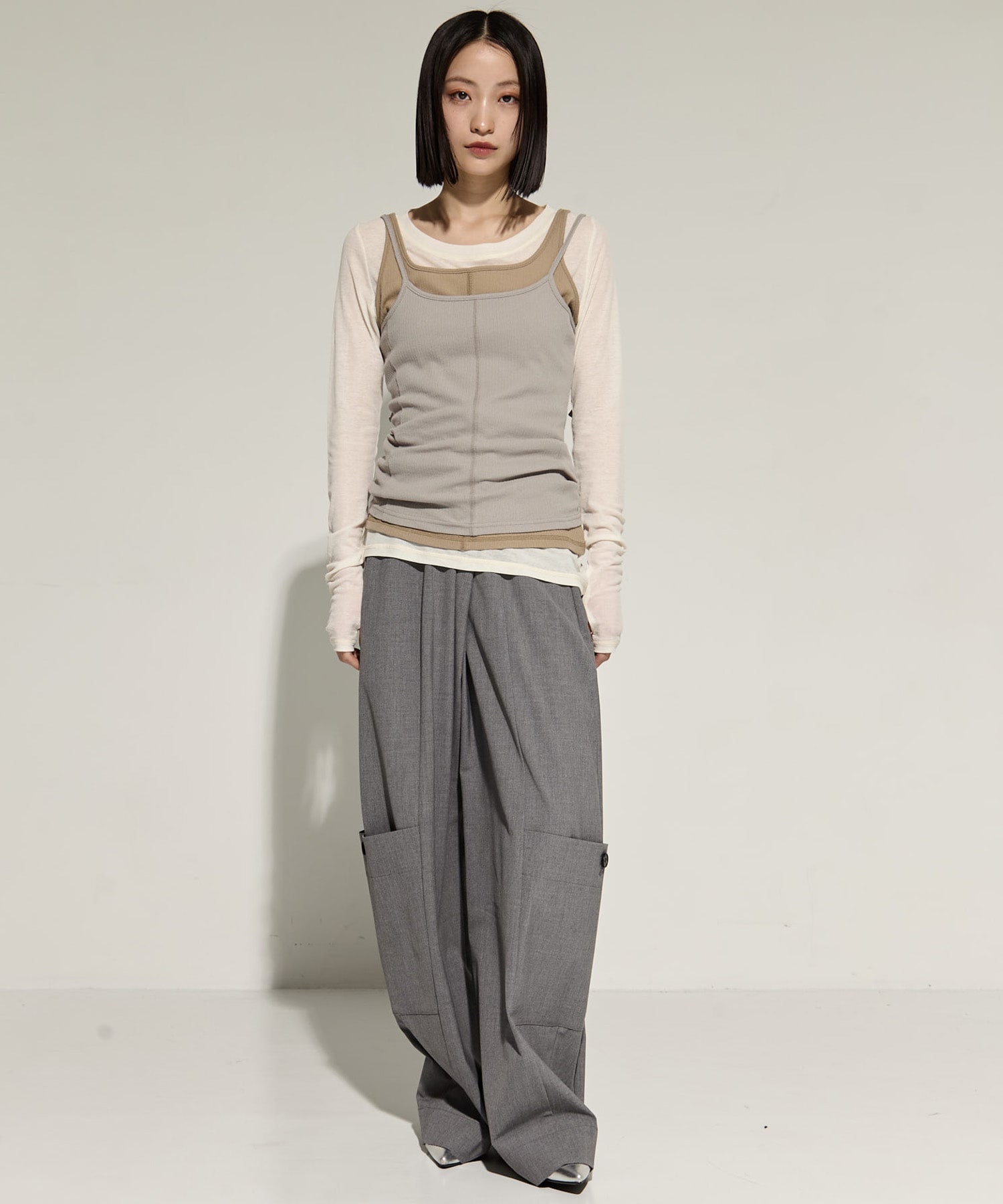 Barrel Leg Cargo Trousers STUDIOUS