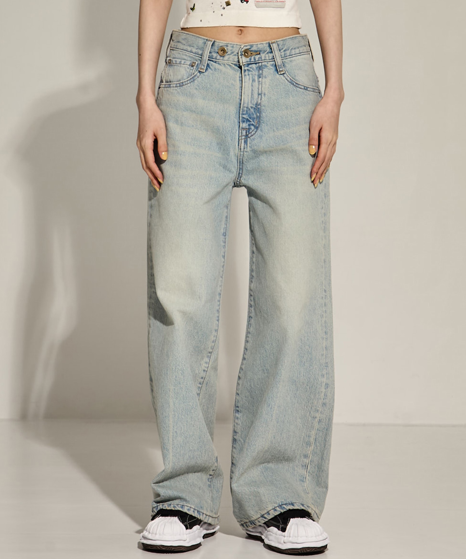 Semi Flare Dyed Jeans STUDIOUS