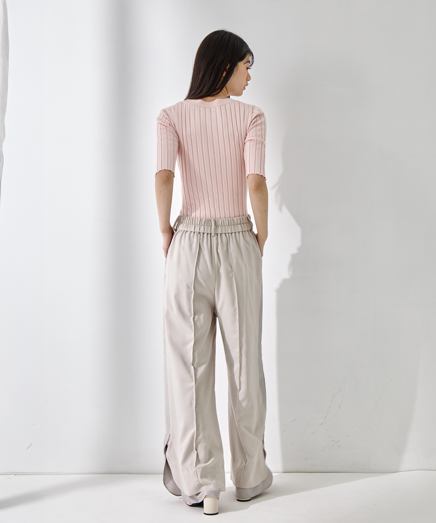 Sheer Layered Trousers STUDIOUS