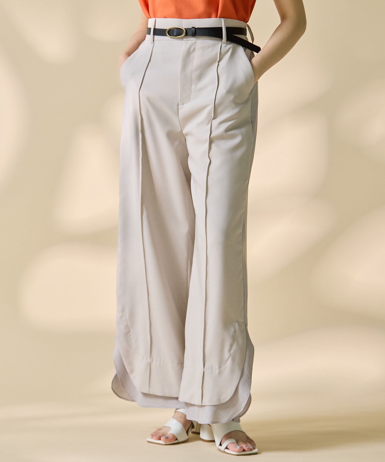 Sheer Layered Trousers STUDIOUS