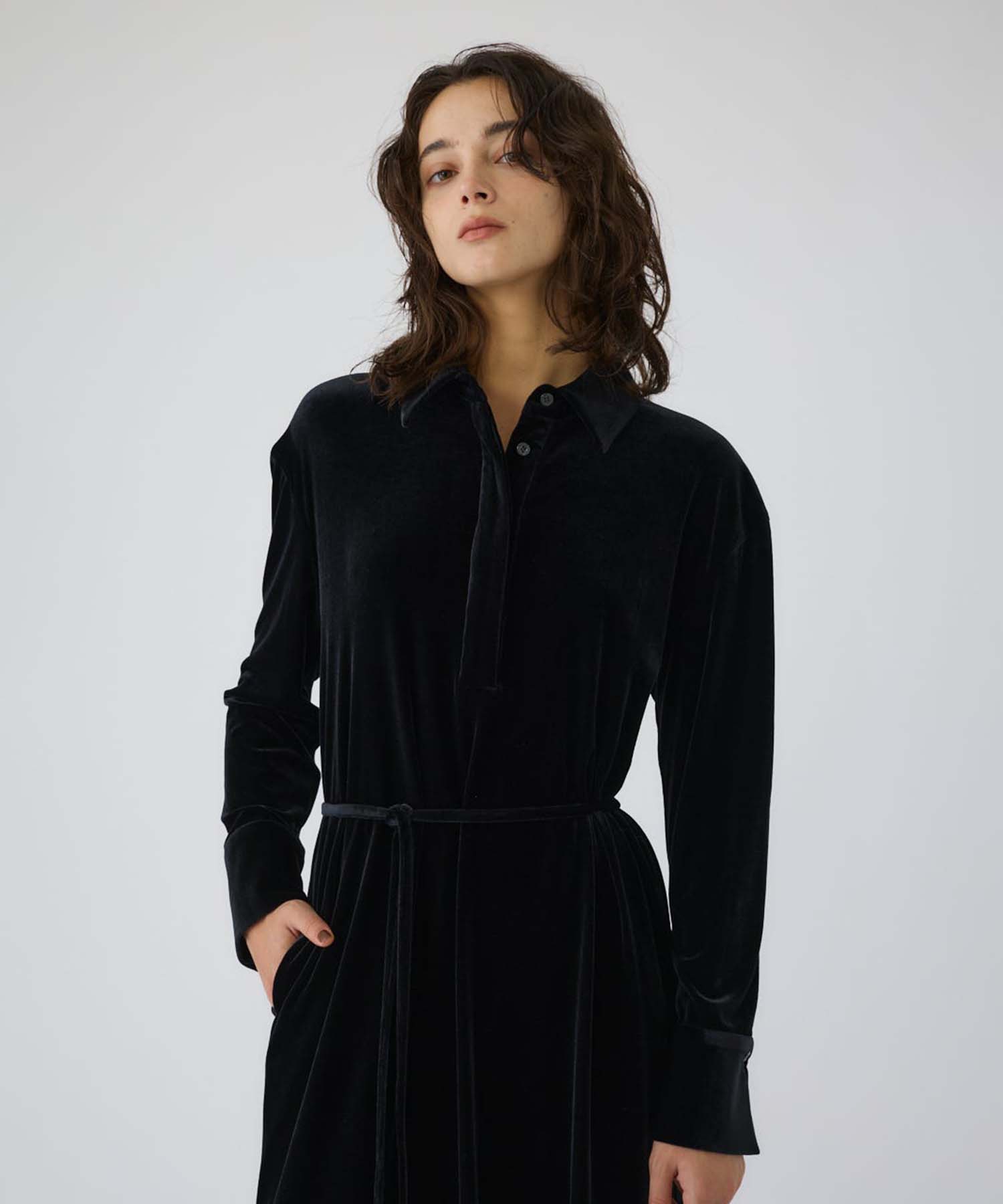 Velour shirt dress RIM.ARK