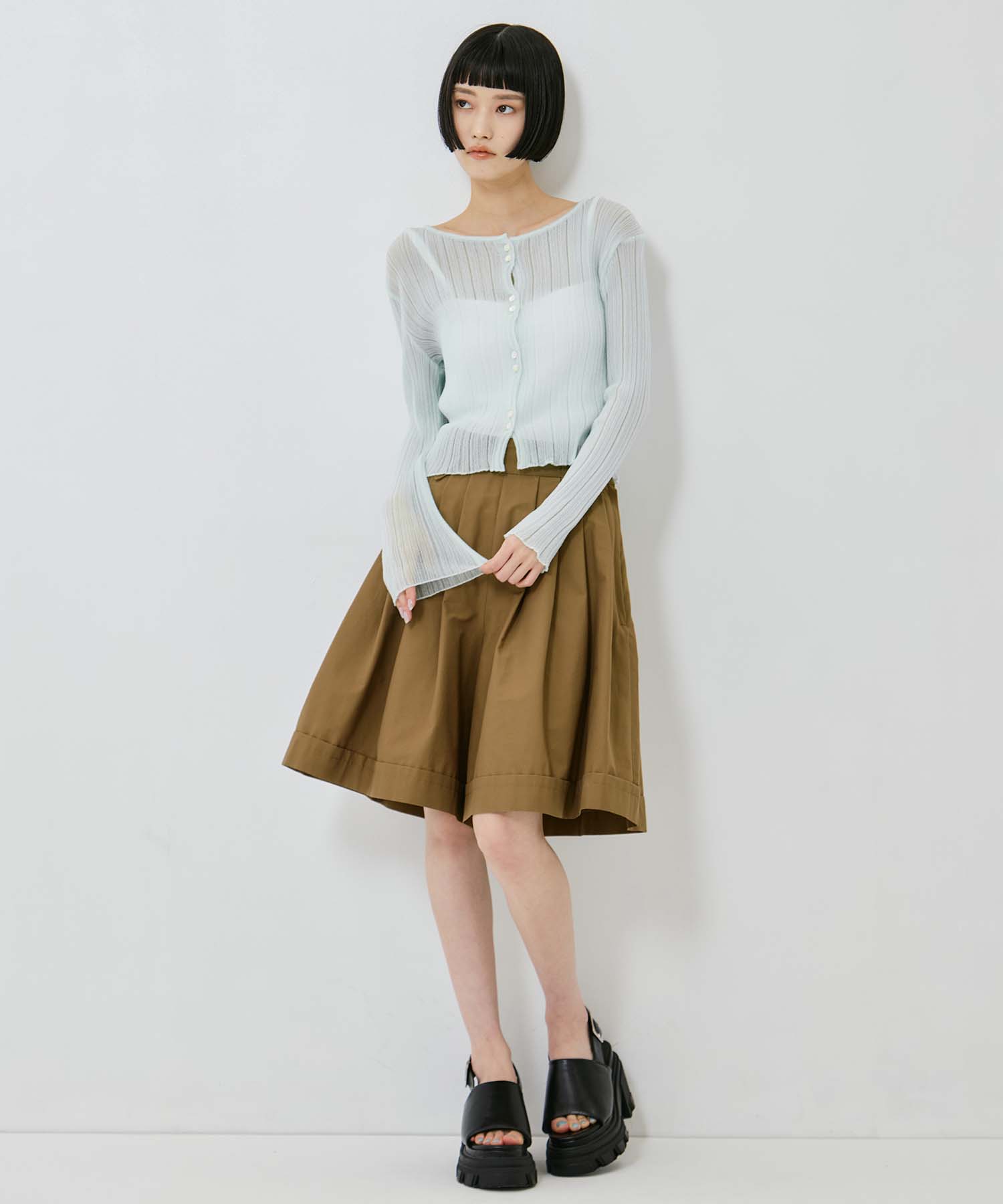 SHEER RANDOM LIB KNIT STUDIOUS