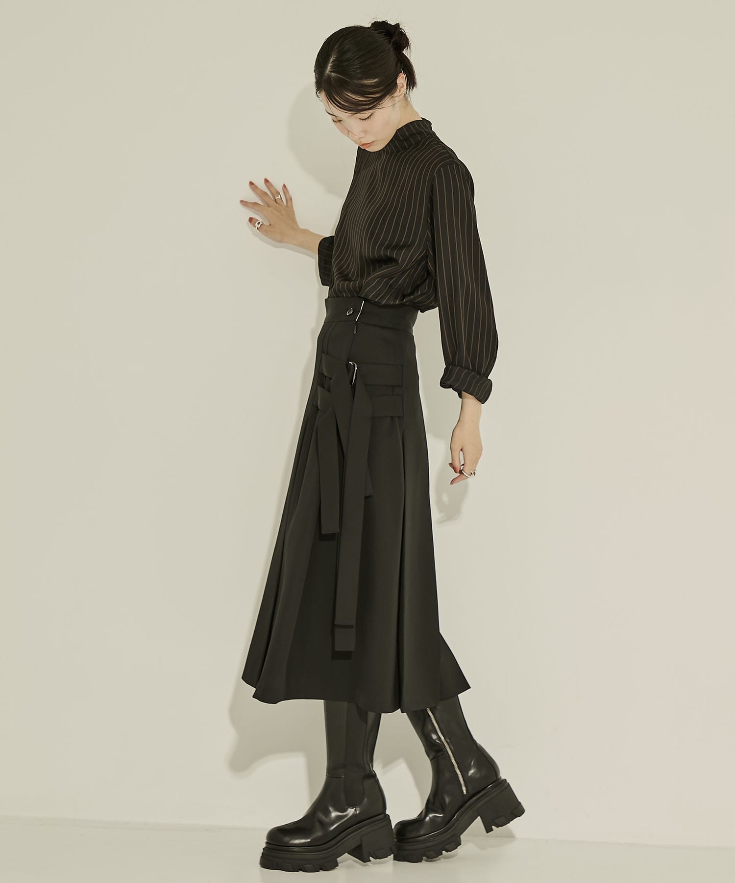 Double Belt Pleats SKT UJOH