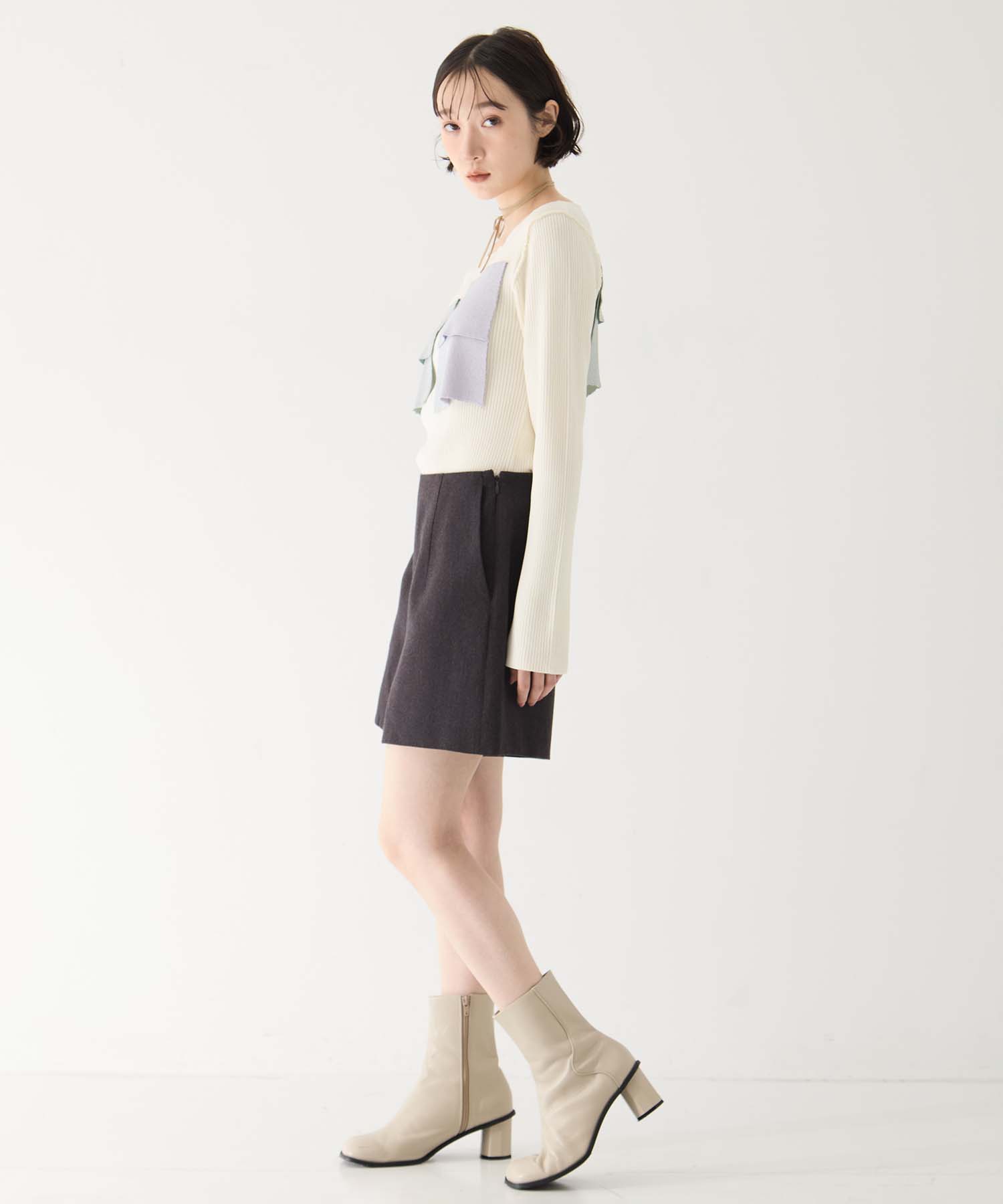 別注CREW NECK RIB KNIT kotohayokozawa