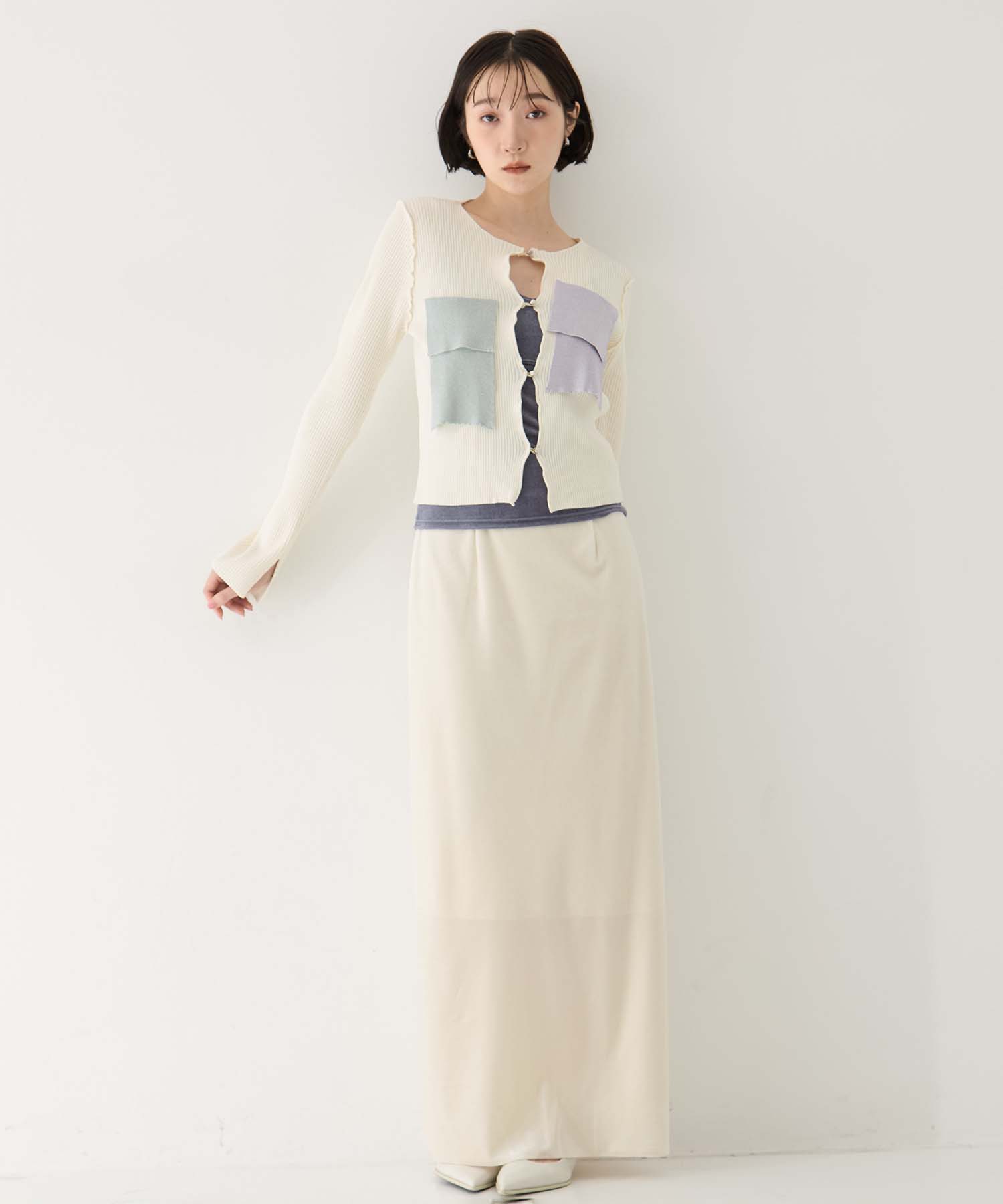別注 RIB KNIT CARDIGAN kotohayokozawa