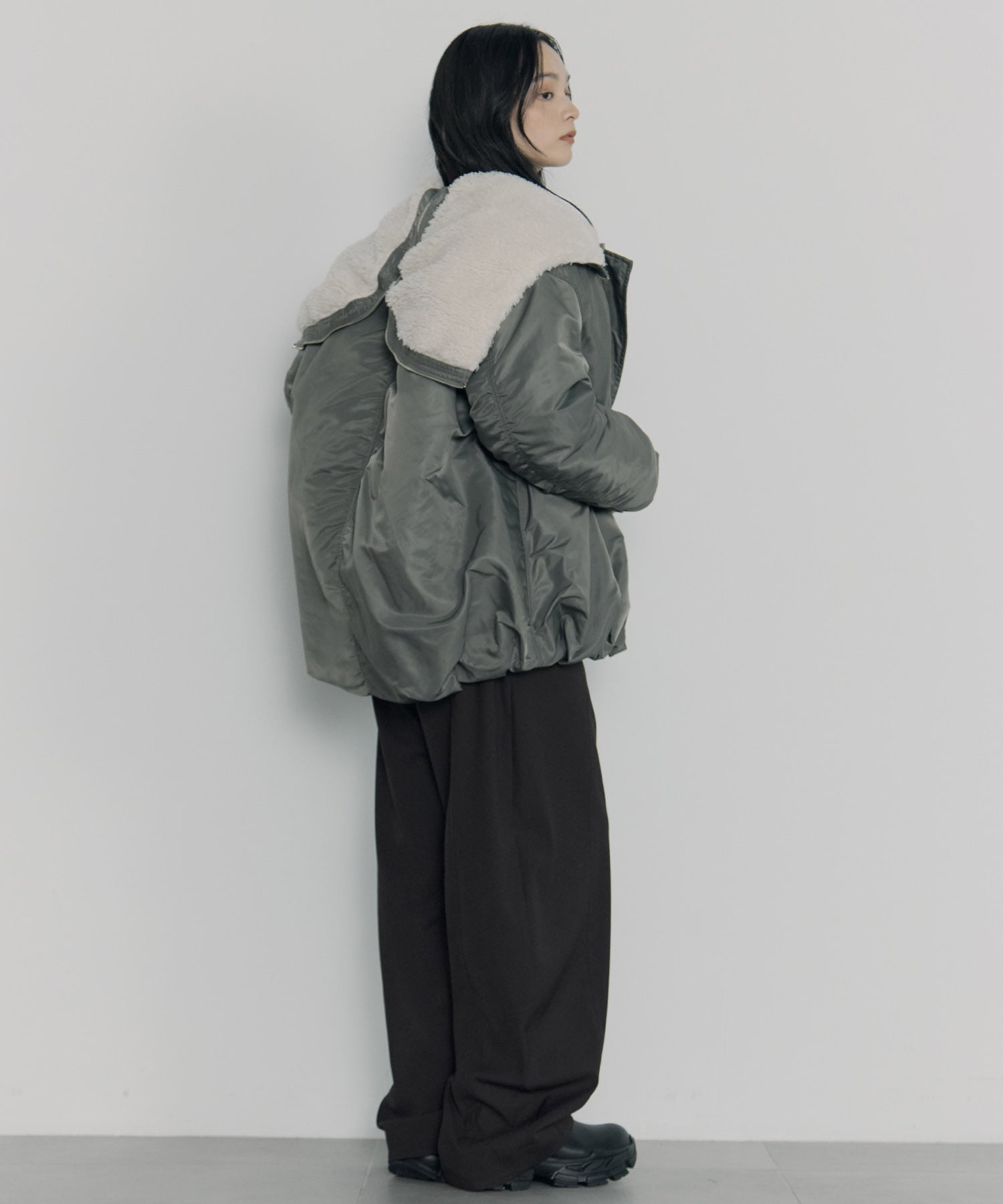 【WEB限定復刻】別注BALLOON DESIGN HOODED N3B CLANE