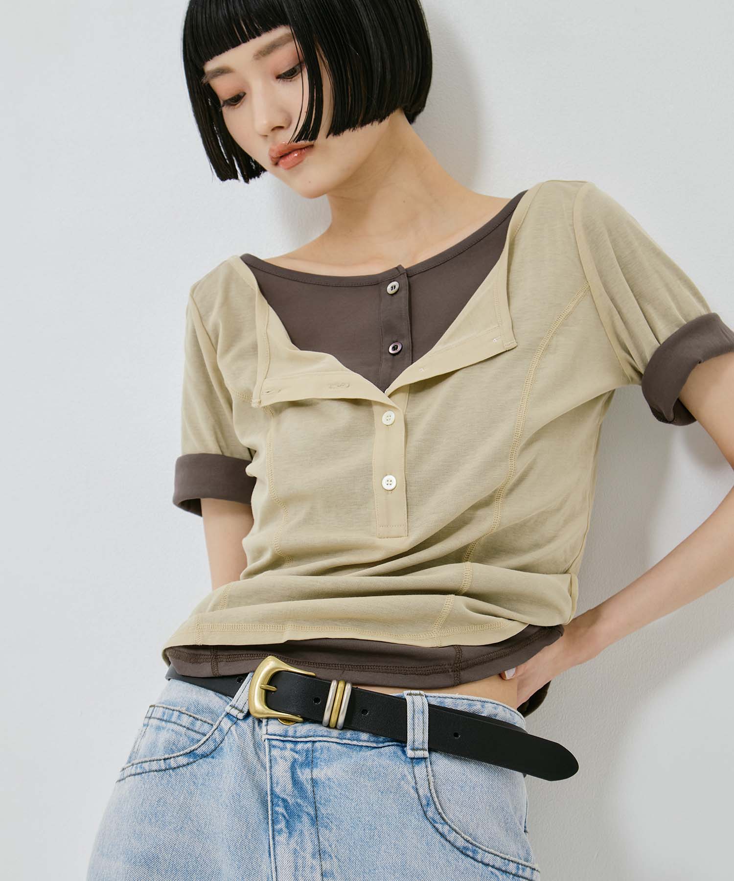 Mix Plating Buckle Belt STUDIOUS