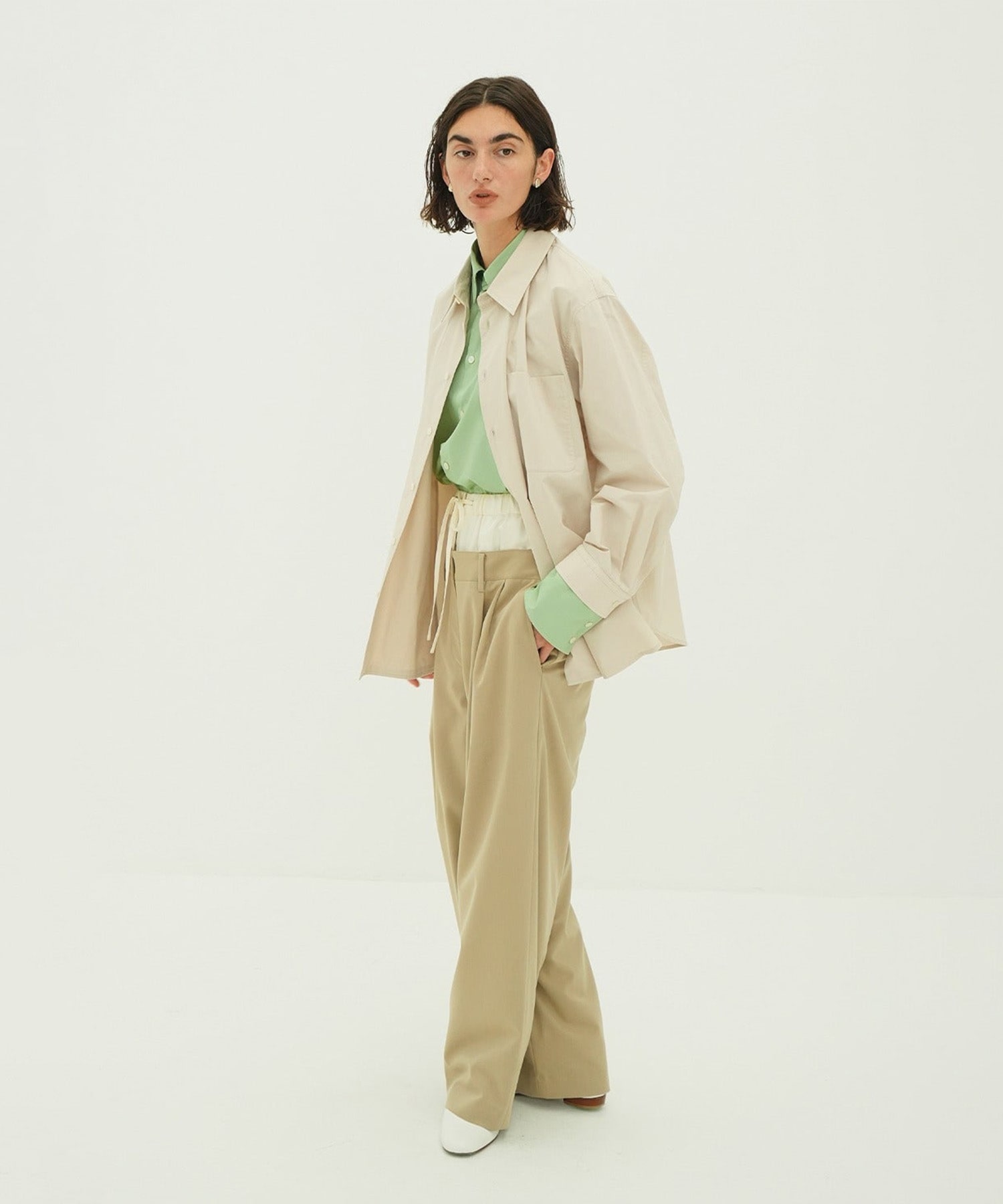 TWO TONE LAYERED SHIRTS CLANE
