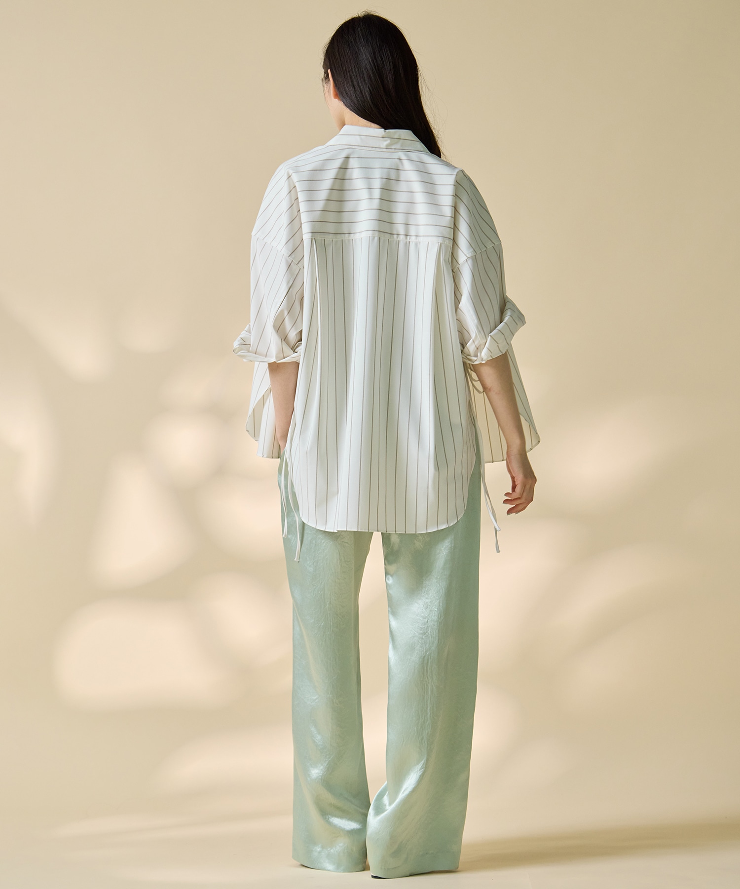 Wide Stripe 2way Shirt STUDIOUS