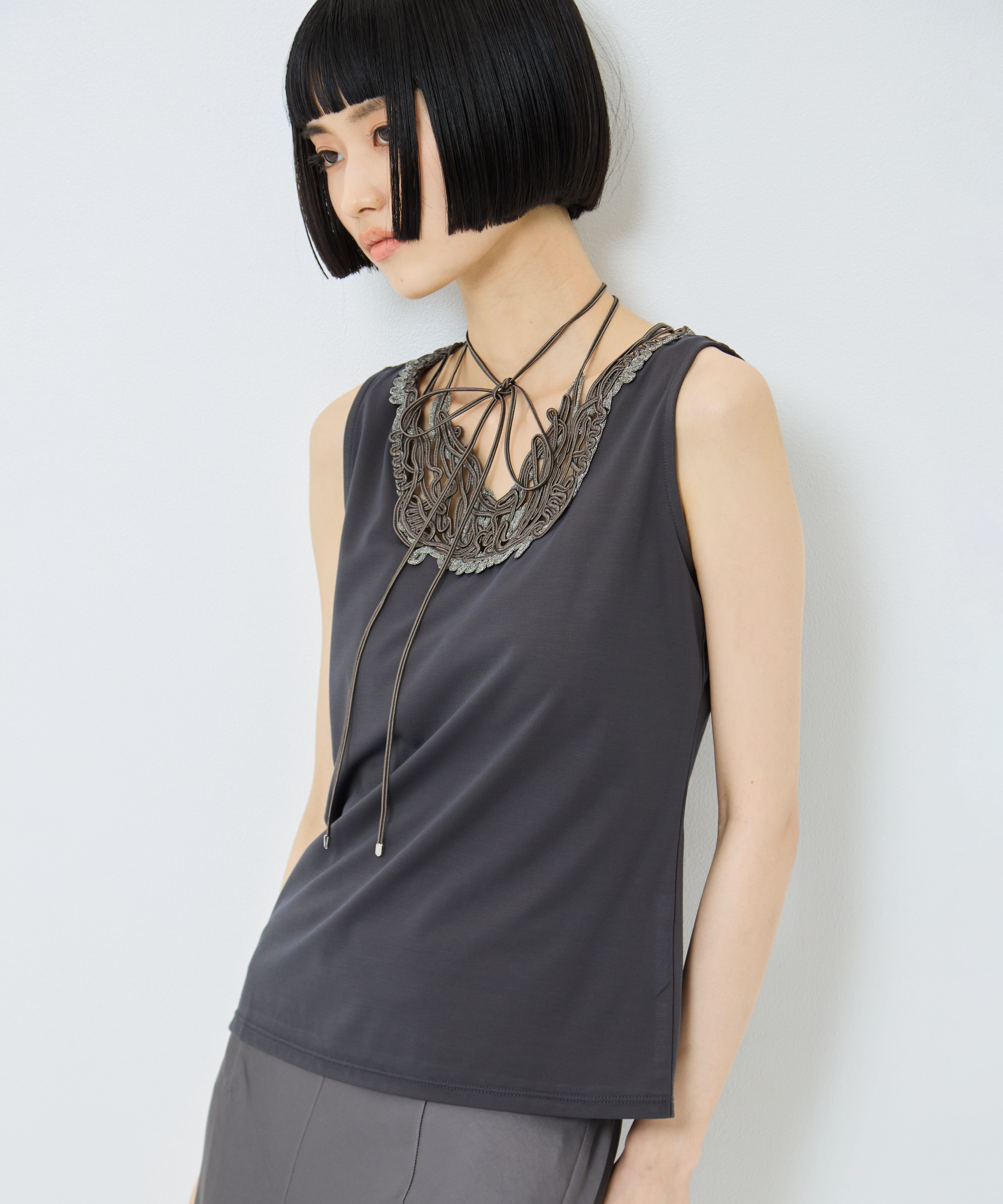 別注embroiddered tops MURRAL