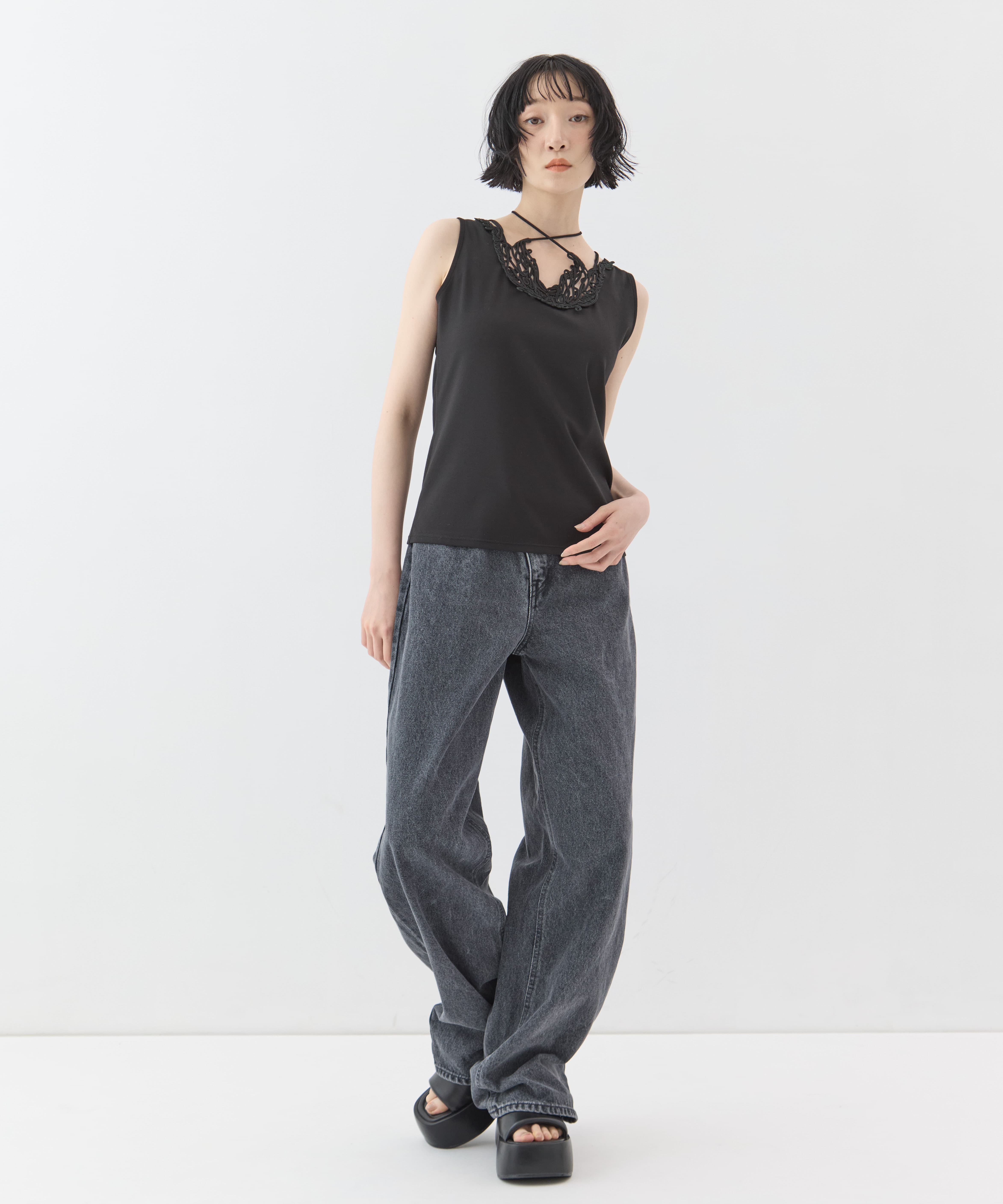 別注embroiddered tops MURRAL