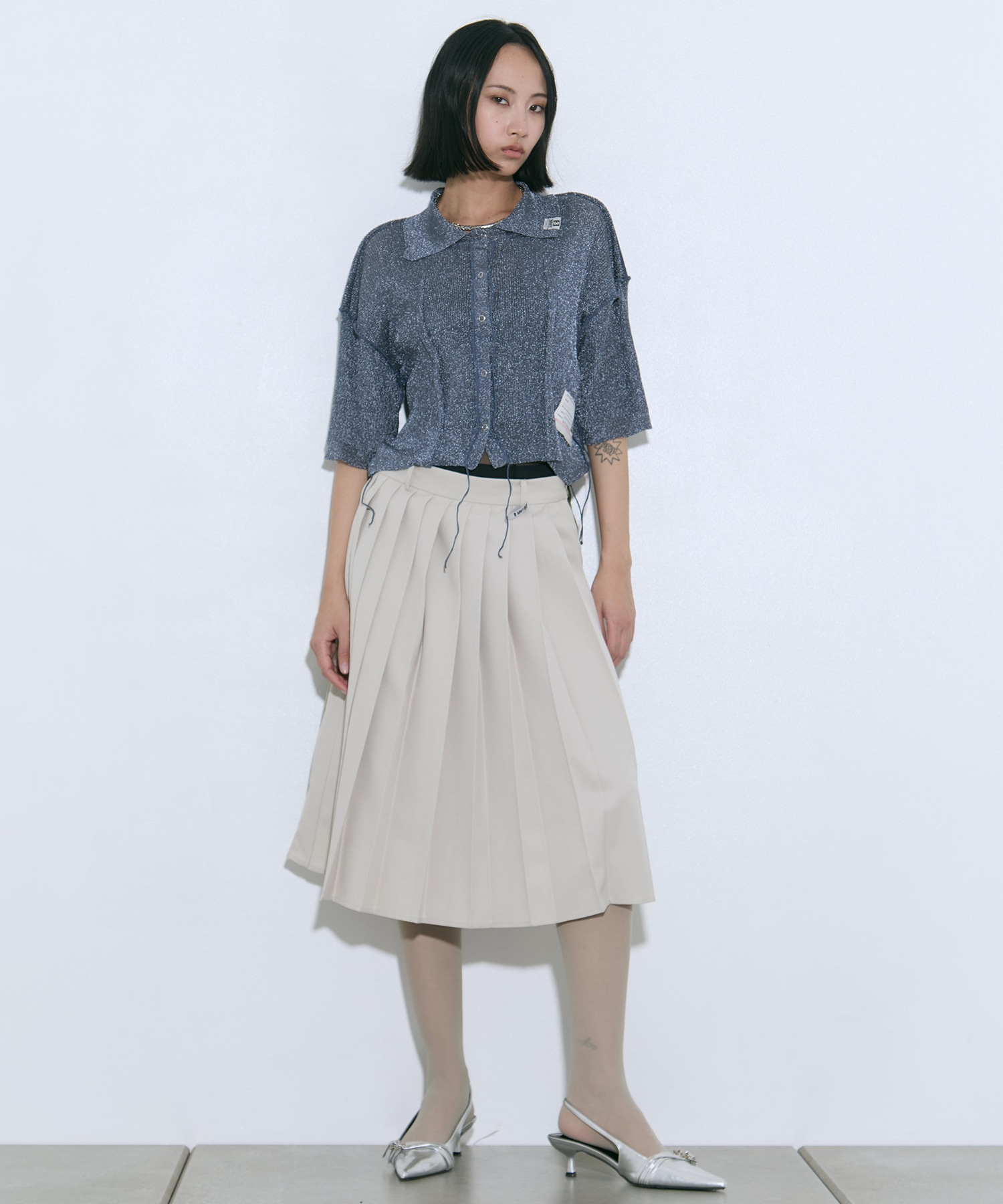 GLITTER KNIT INSIDE OUT CD Maison MIHARA YASUHIRO