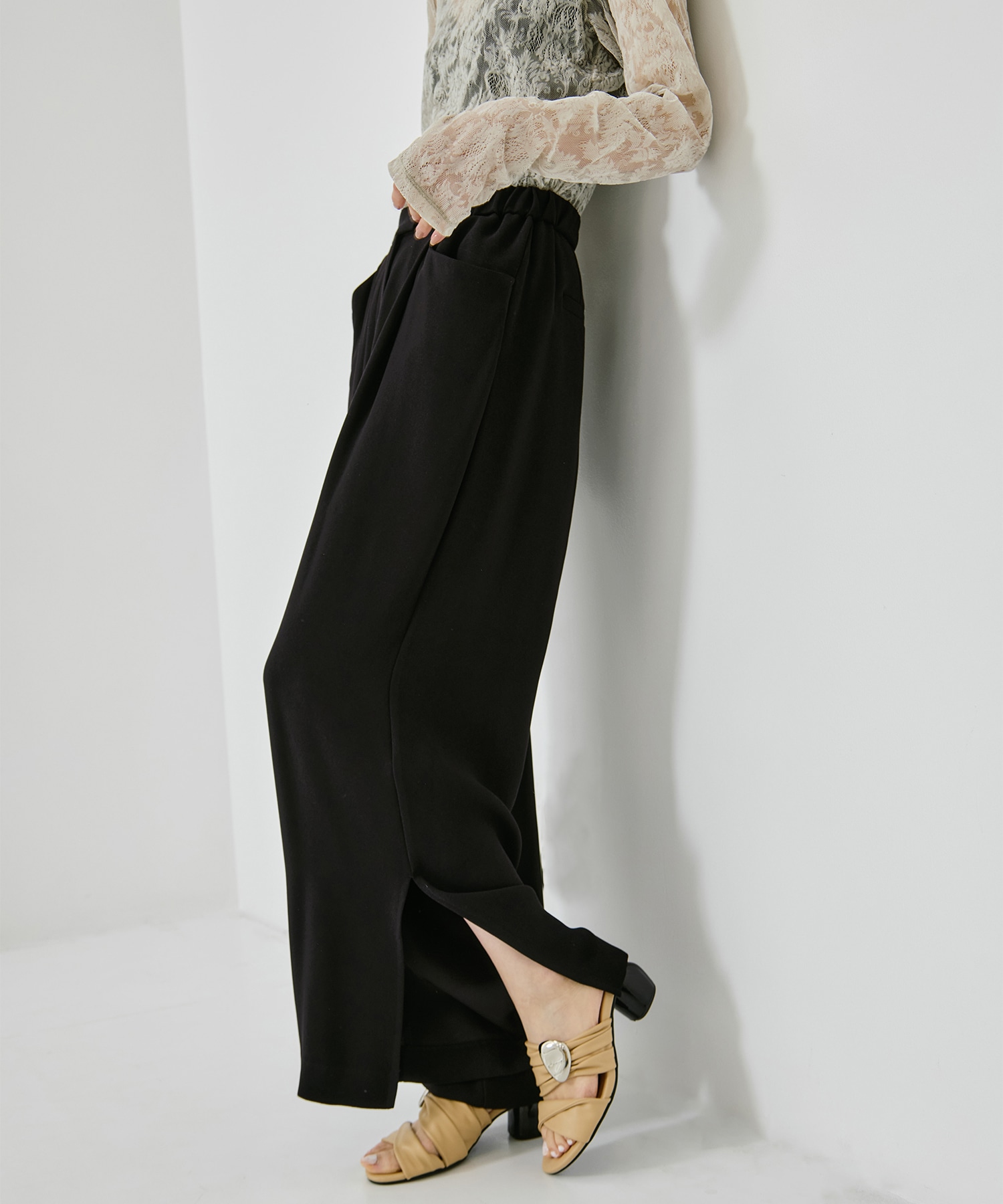 Twisted Vegan Leather Sandals STUDIOUS