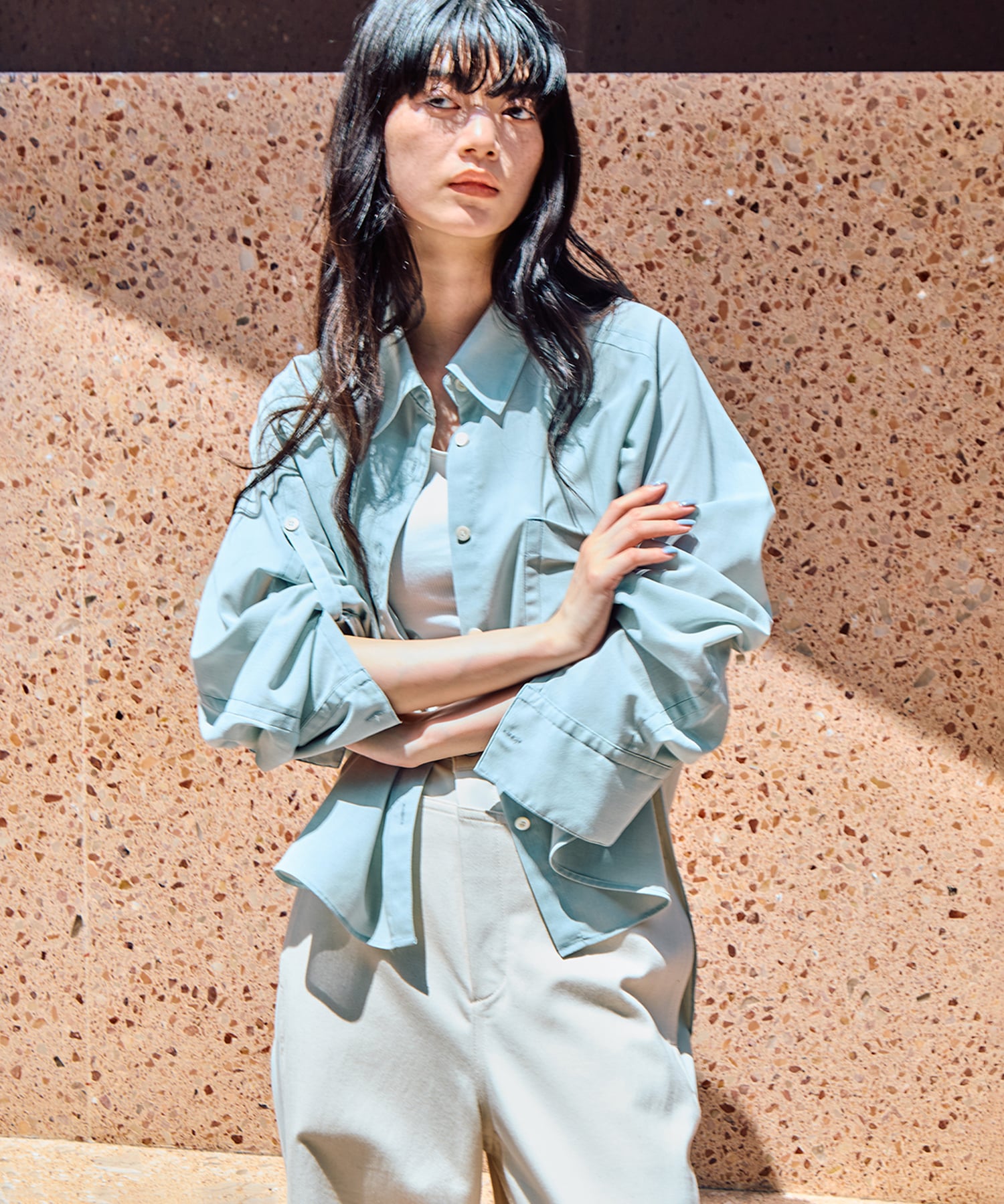 Matte Sheer Over Shirt STUDIOUS