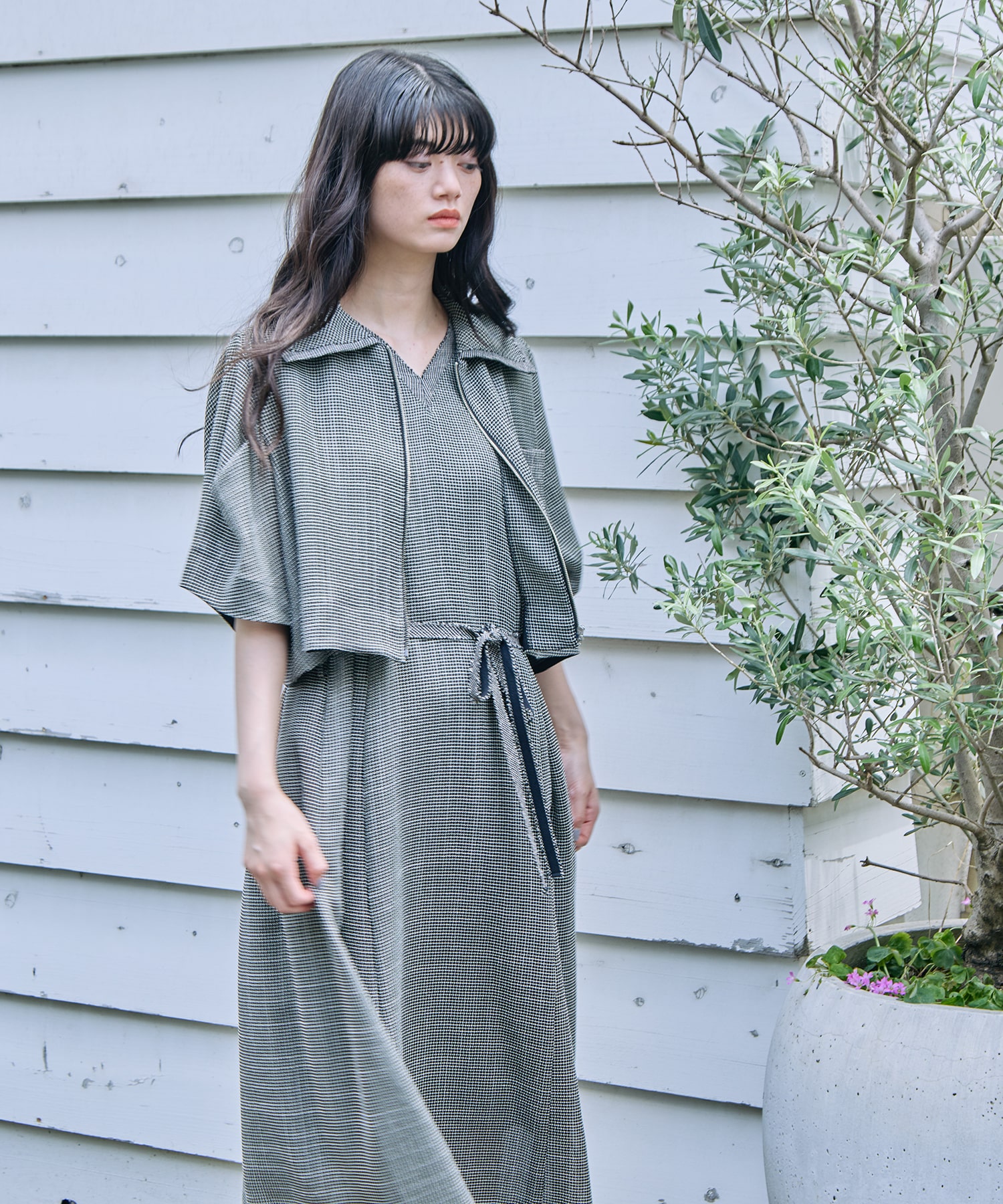 Washable Mesh Blouson STUDIOUS