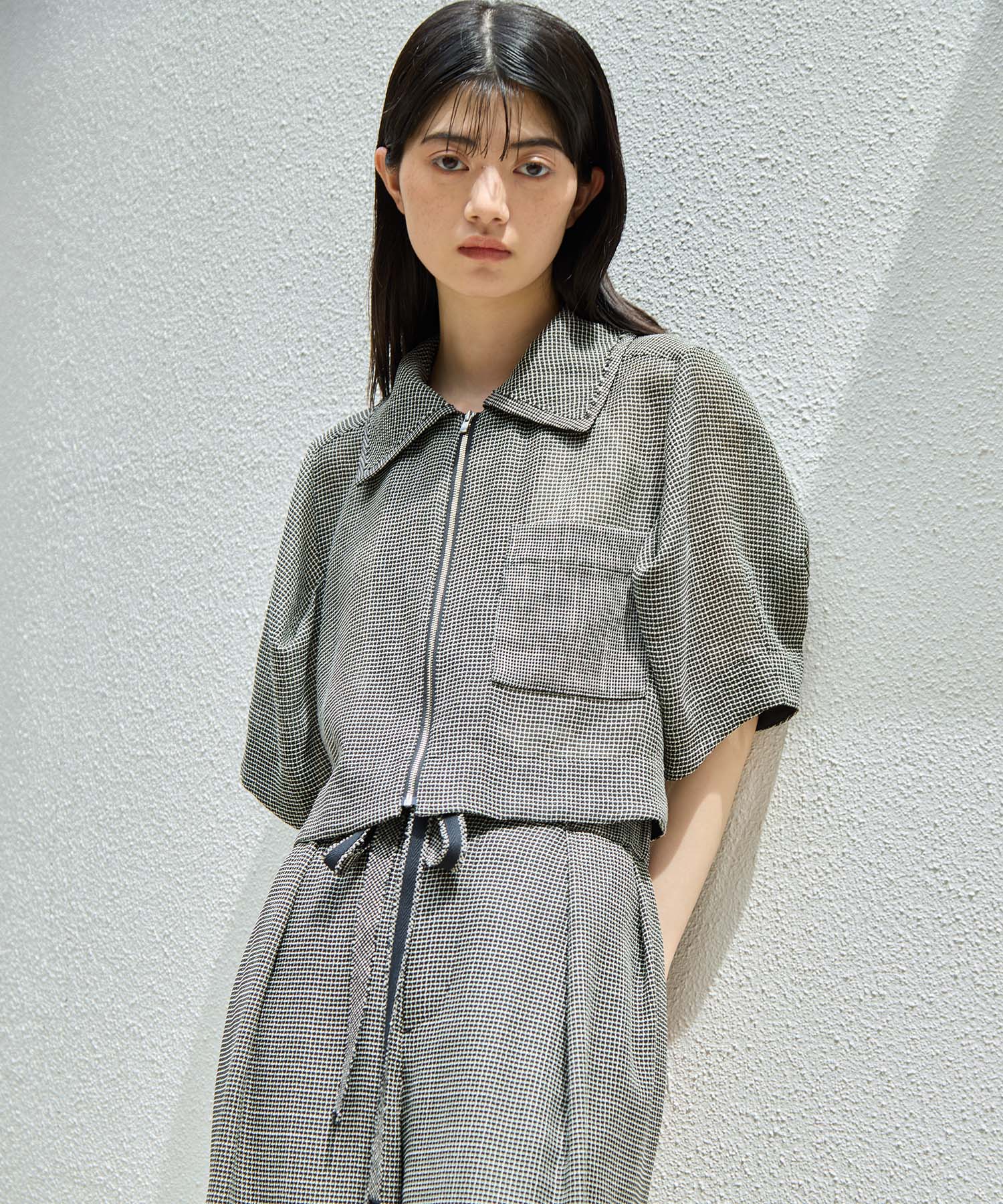 Washable Mesh Shirt Blouson STUDIOUS