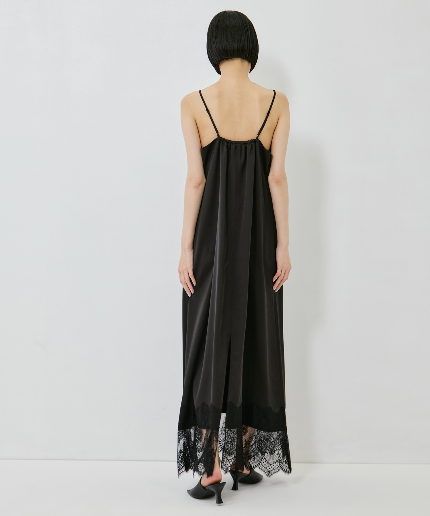DOT FLOWER VEIL DRESS AMERI