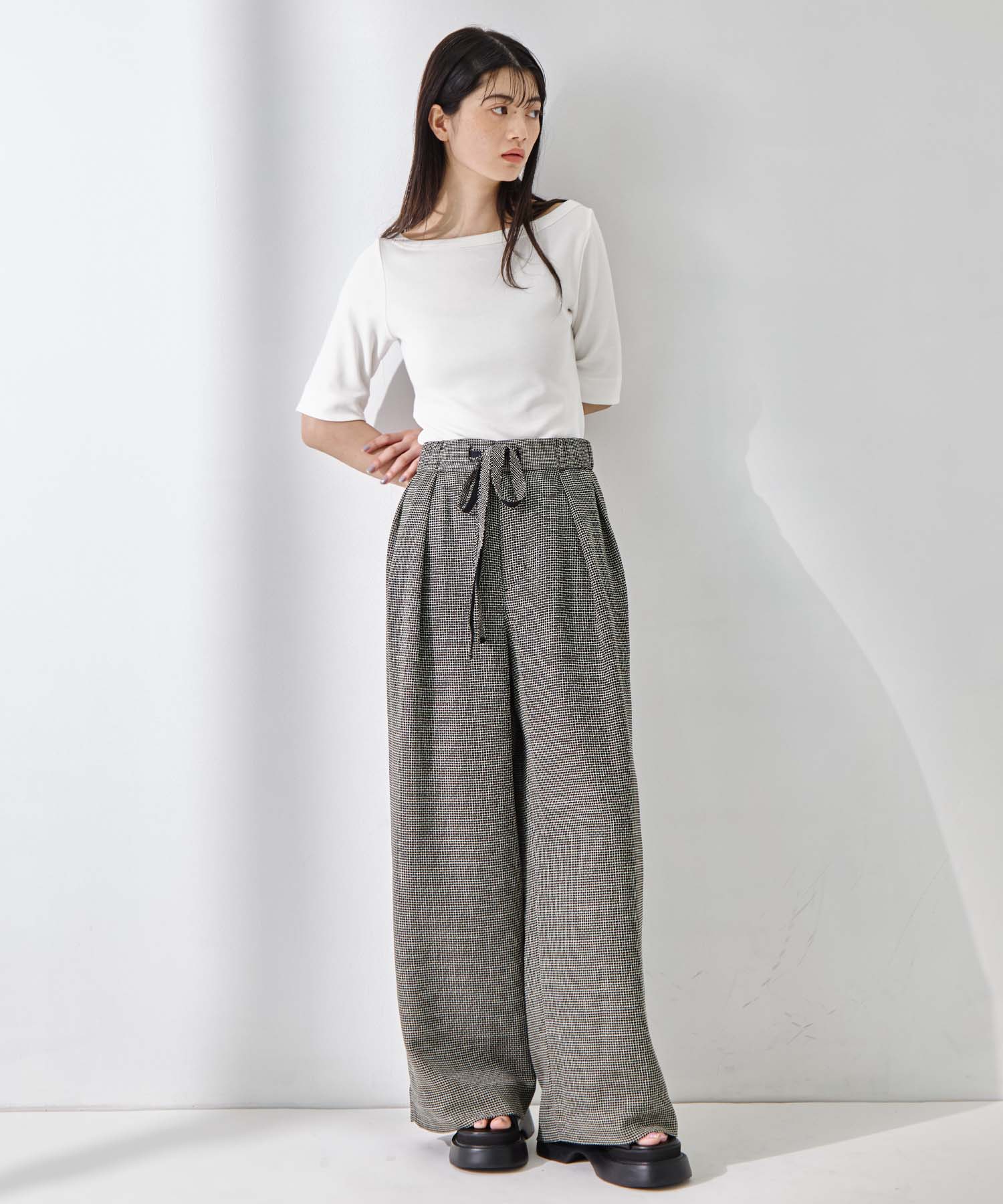 Luxury Cotton Boat Neck Tee STUDIOUS