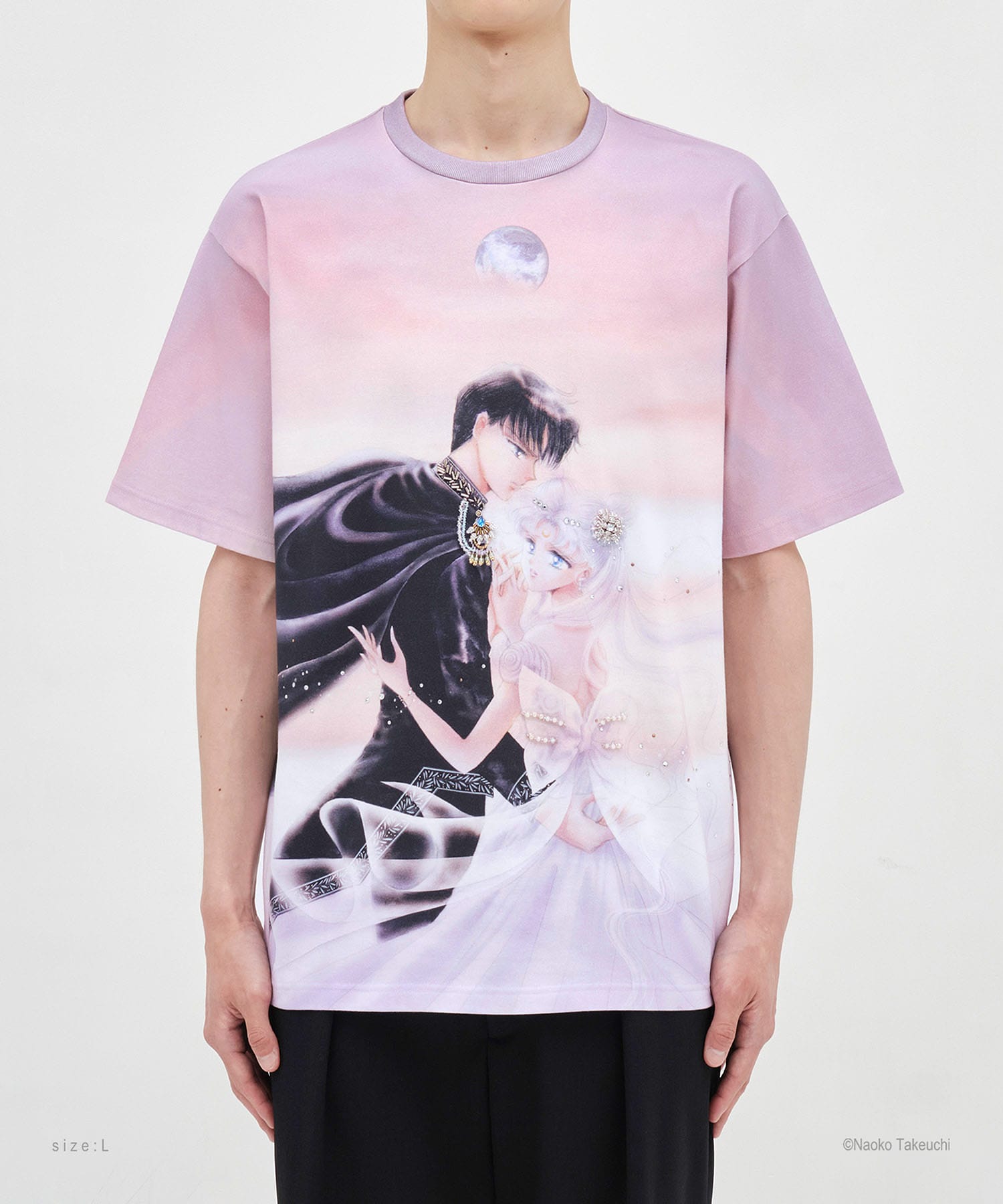 Princess Serenity & Prince Endymion bijou T-shirt L tanakadaisuke
