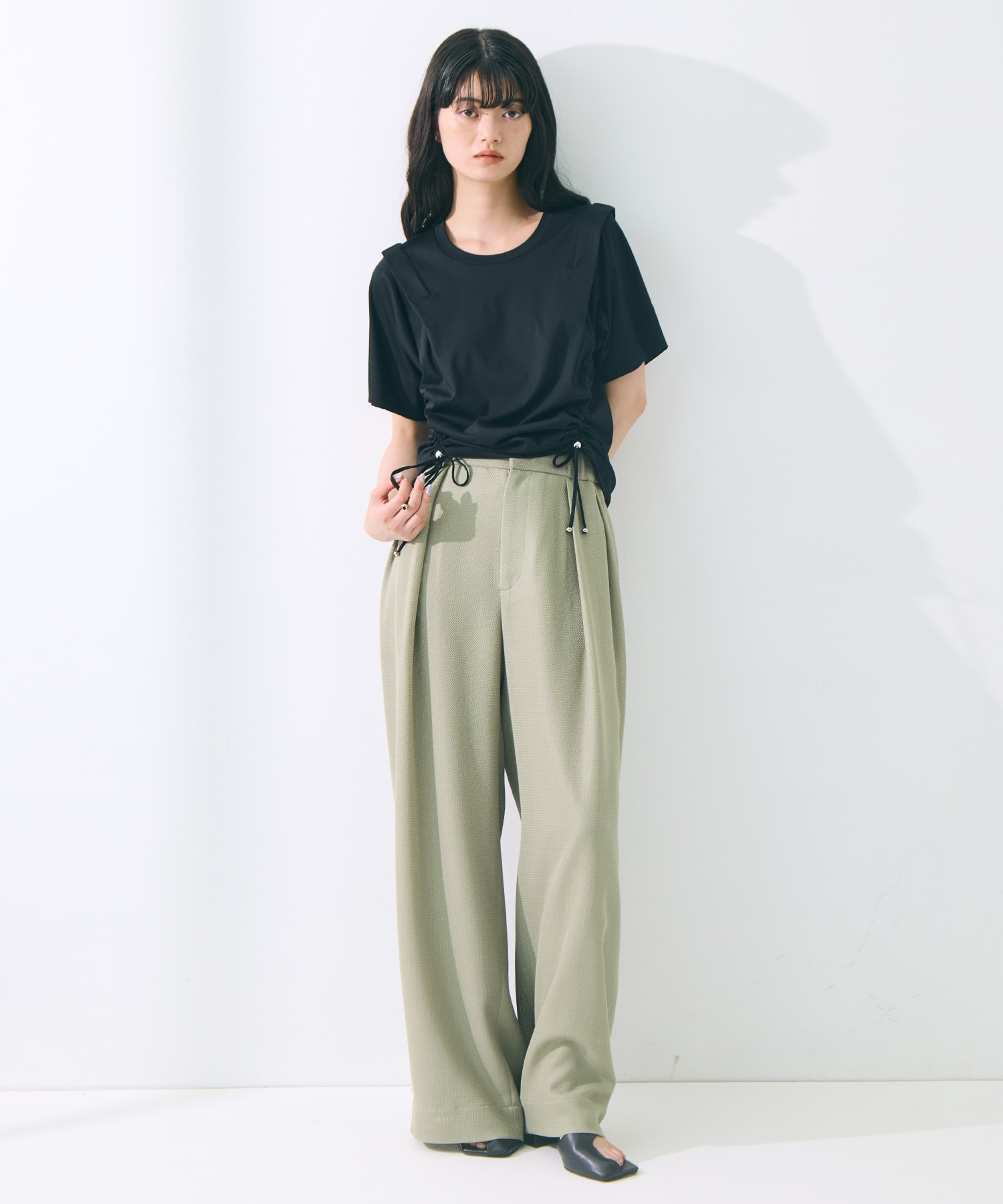 Multi Length Drawstring Tee STUDIOUS
