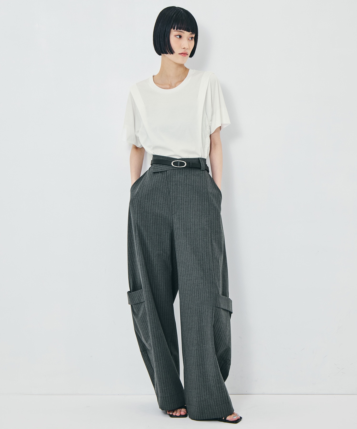Soft Barrel Leg Flap Cargo Trousers STUDIOUS