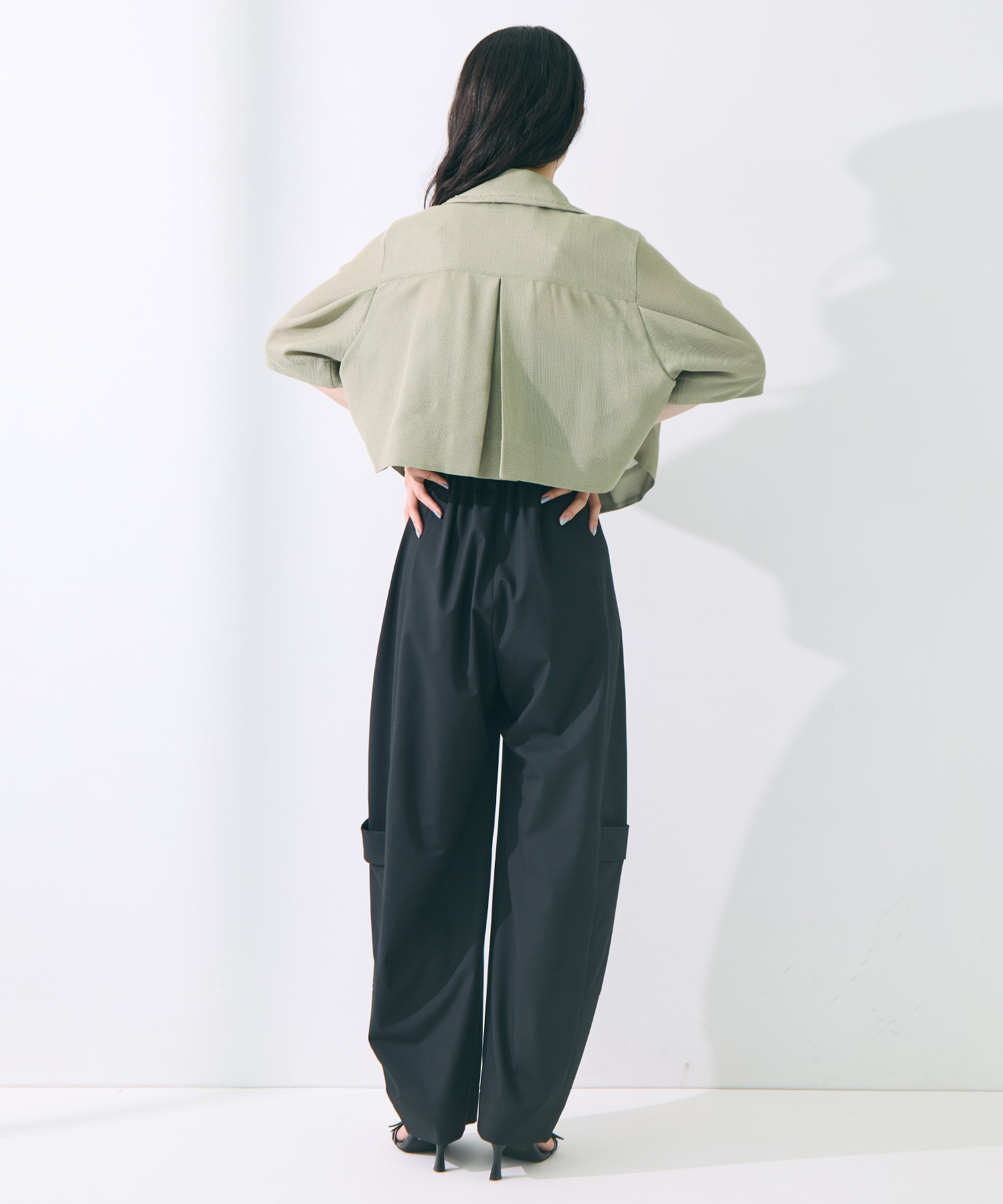 Soft Barrel Leg Flap Cargo Trousers STUDIOUS