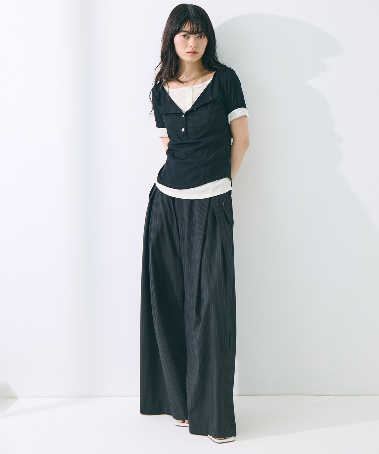 Flap Cargo Wide Pants STUDIOUS
