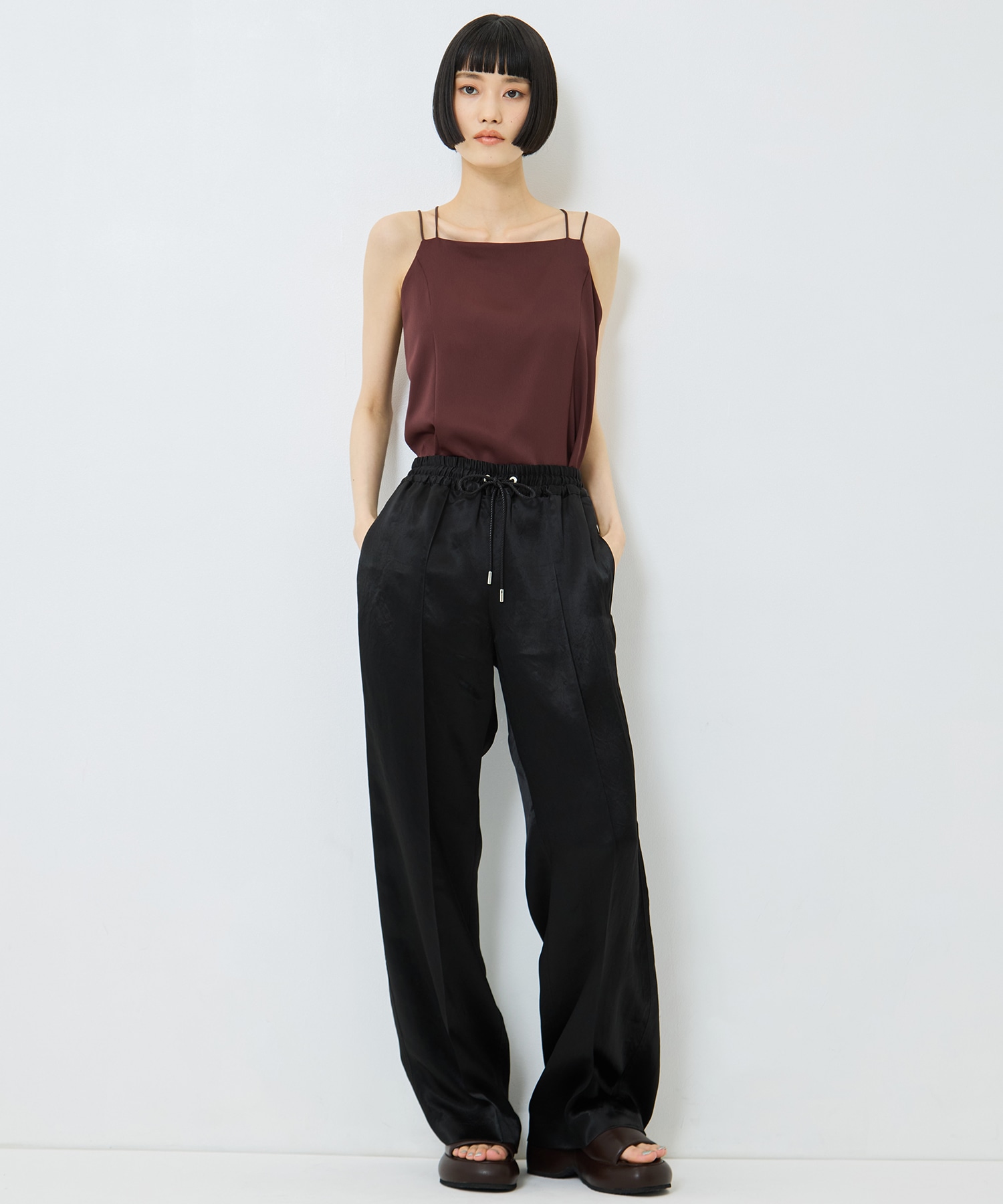 SATIN RELAX PANTS CINOH