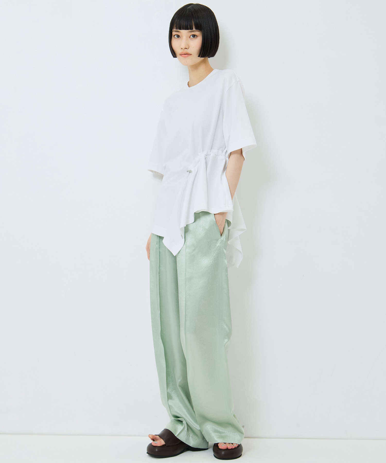 SATIN RELAX PANTS CINOH