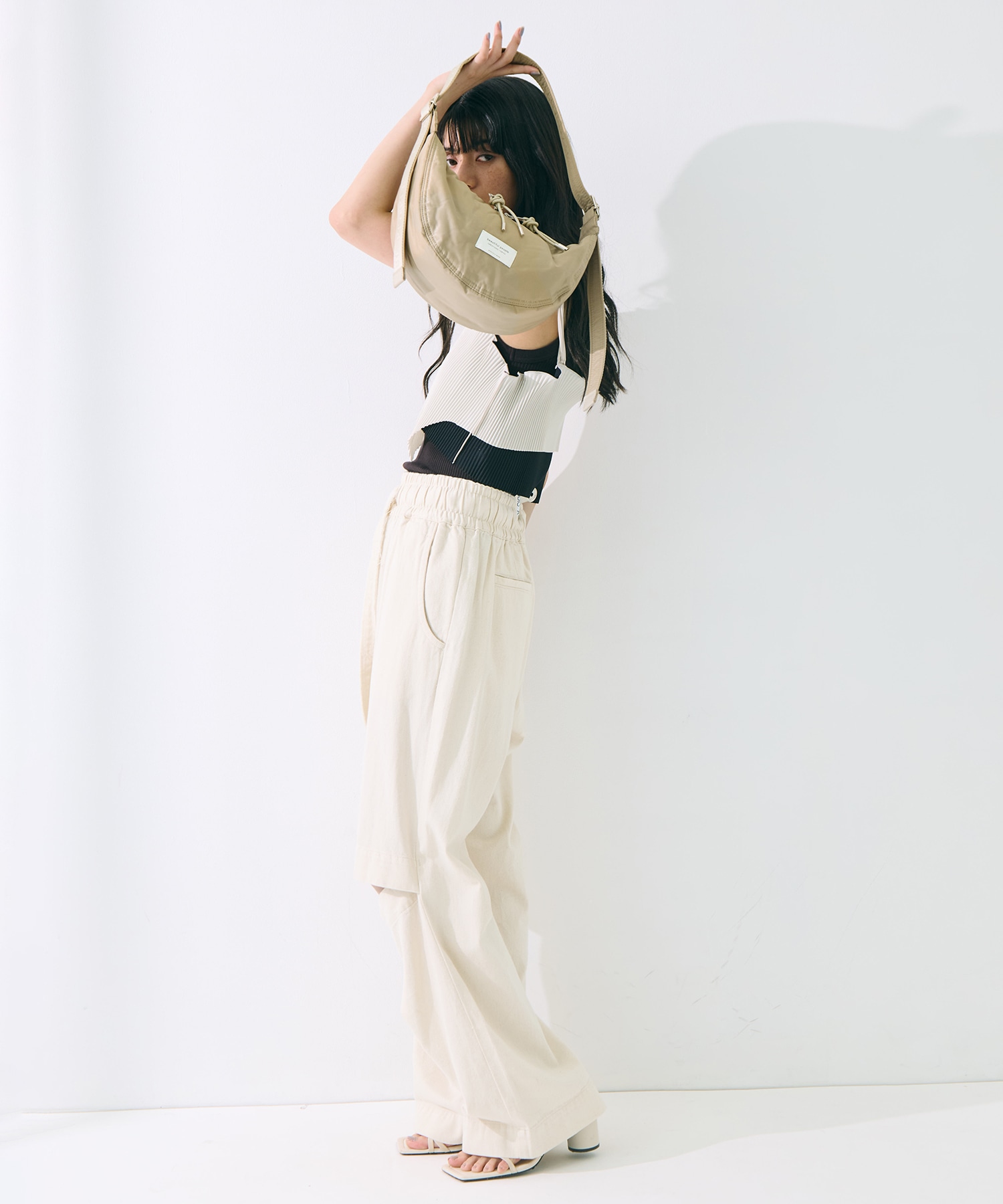 別注nylon moon shoulder bag beautiful people
