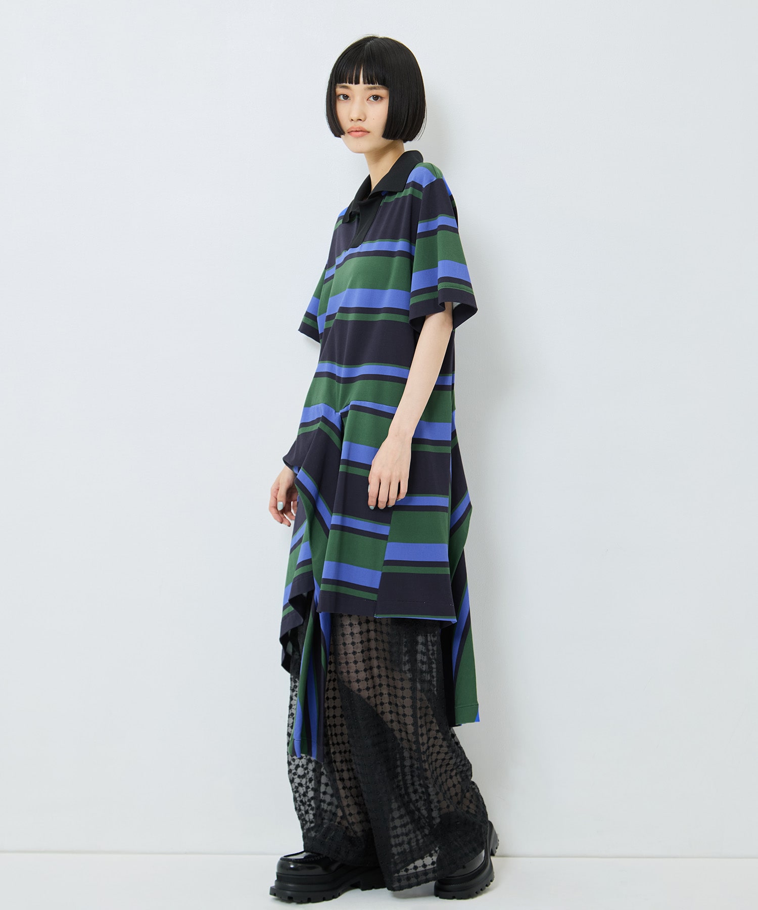 Border print dress TOGA