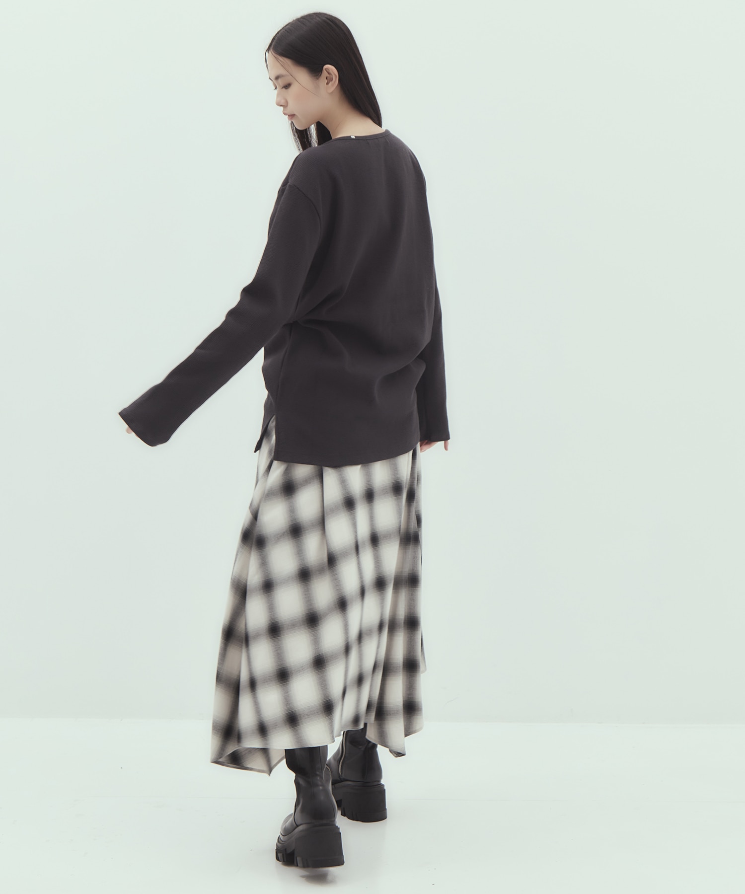 body piercing long sleeve　pullover tanakadaisuke