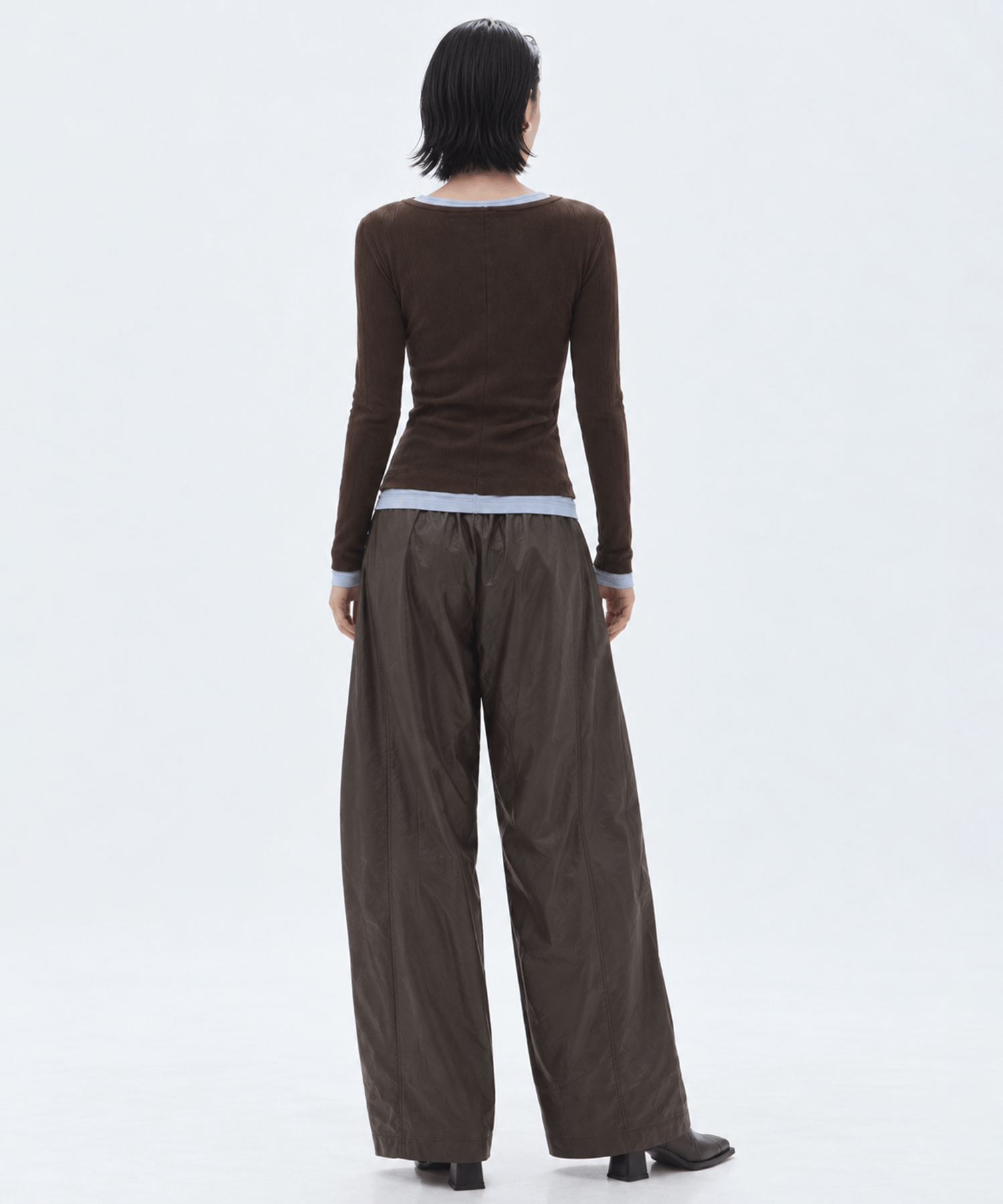 2Piece Layered Rib Top STUDIOUS