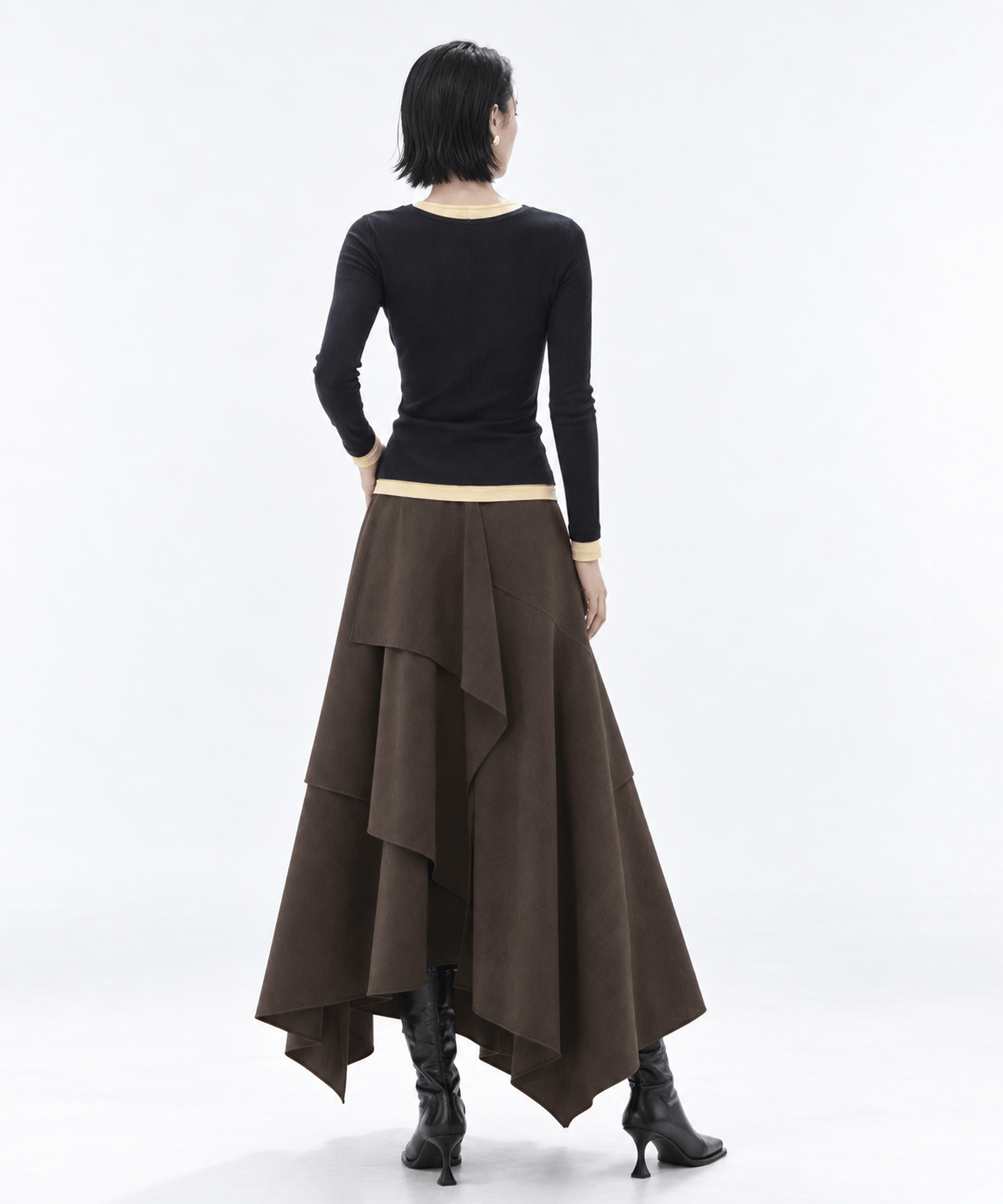 2Piece Layered Rib Top STUDIOUS