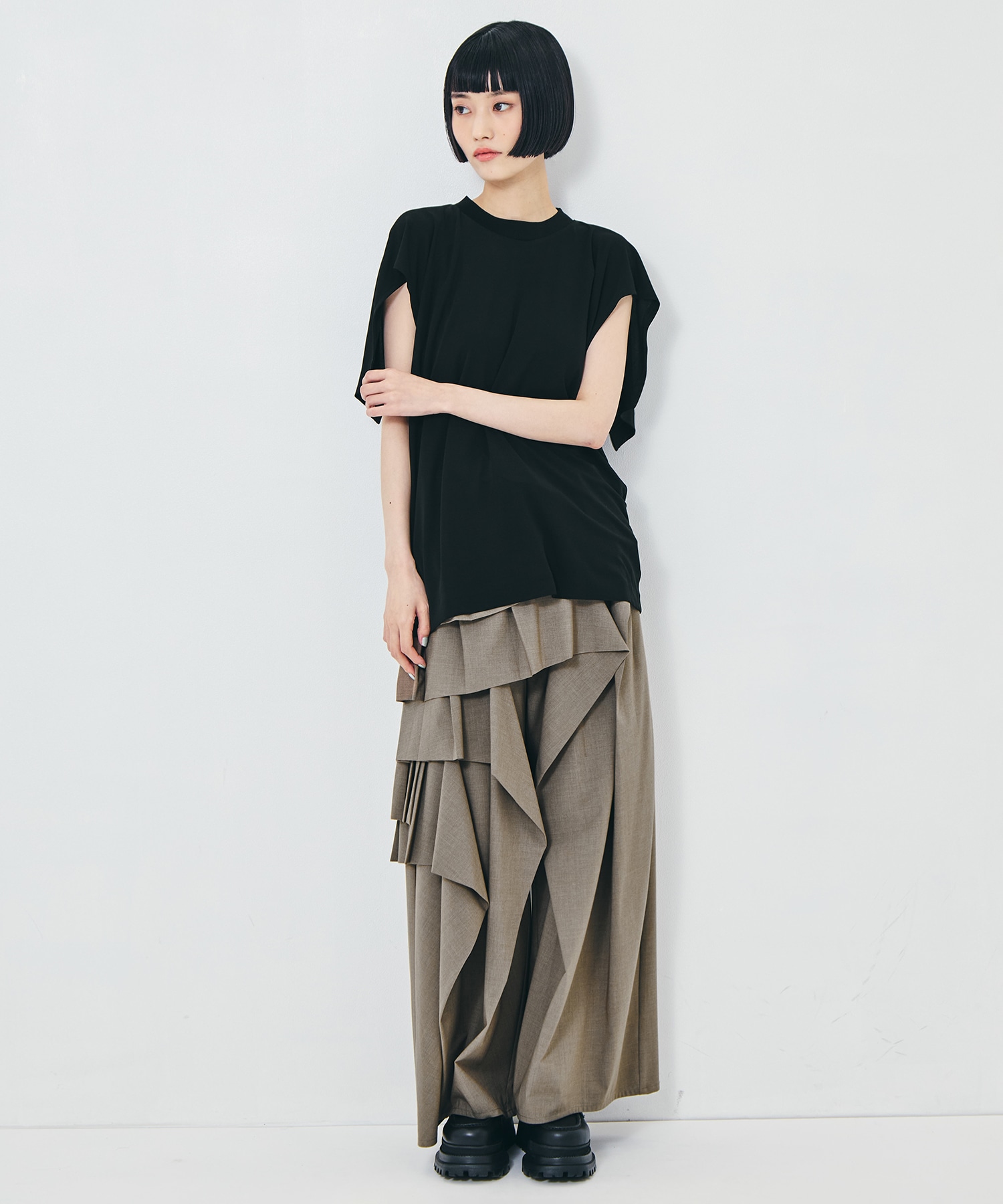 High twist smooth jersey tops TOGA