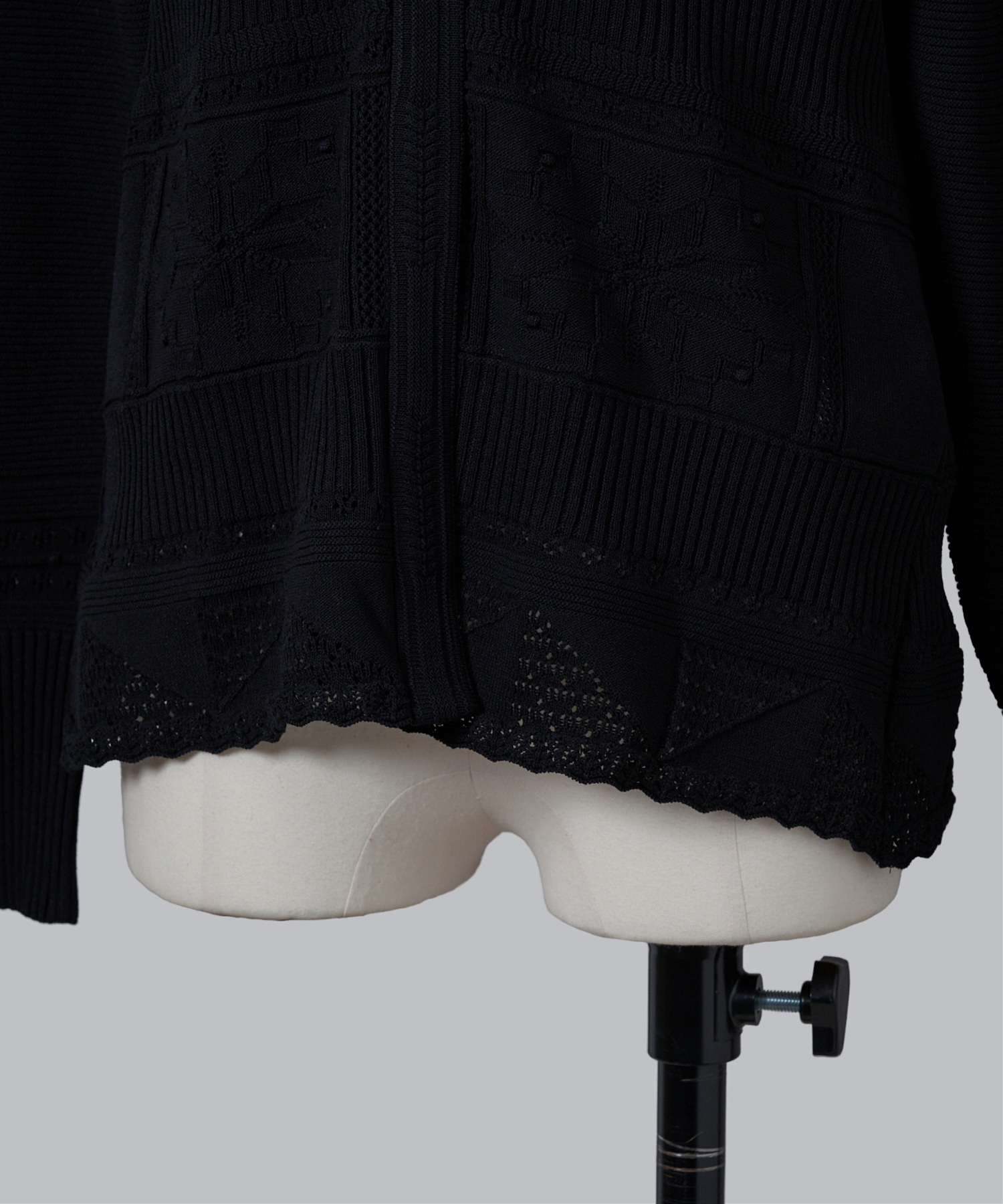Knit Lace Cardigan Mame Kurogouchi