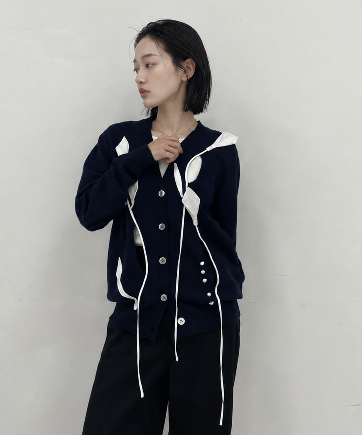 EX FLOWER KNIT CARDIGAN RIV NOBUHIKO