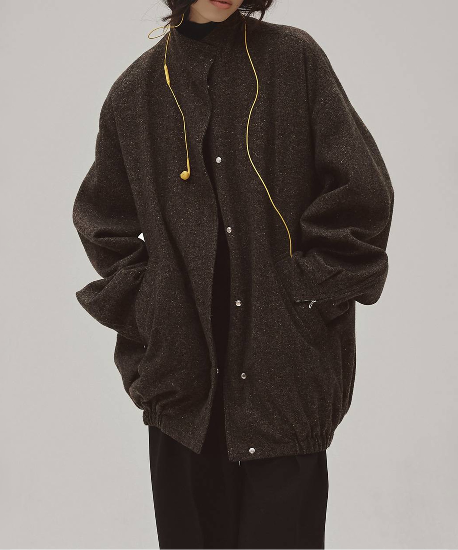 Silknep Tweed Blouson TODAYFUL