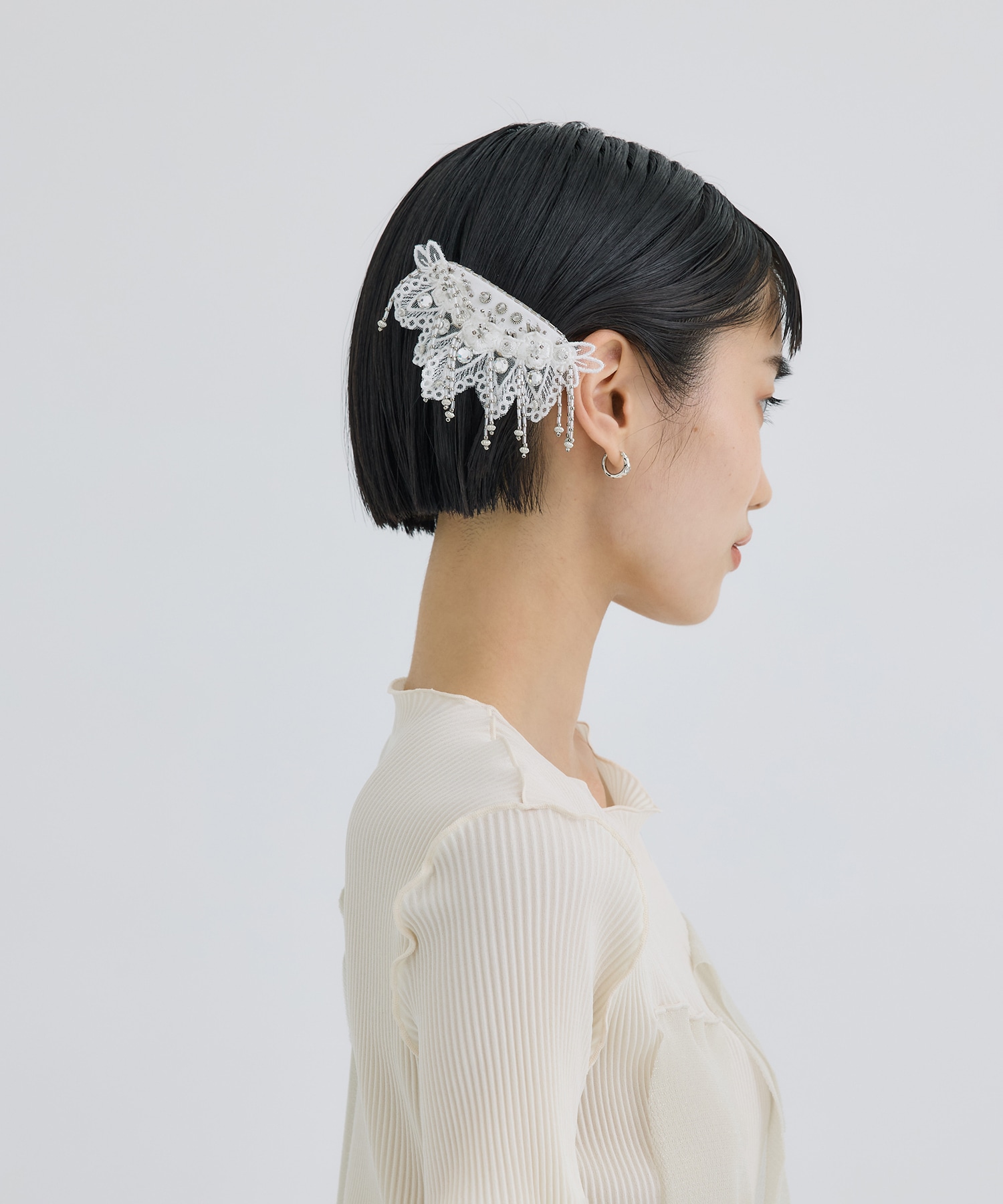 Snow bijou barrette right tanakadaisuke