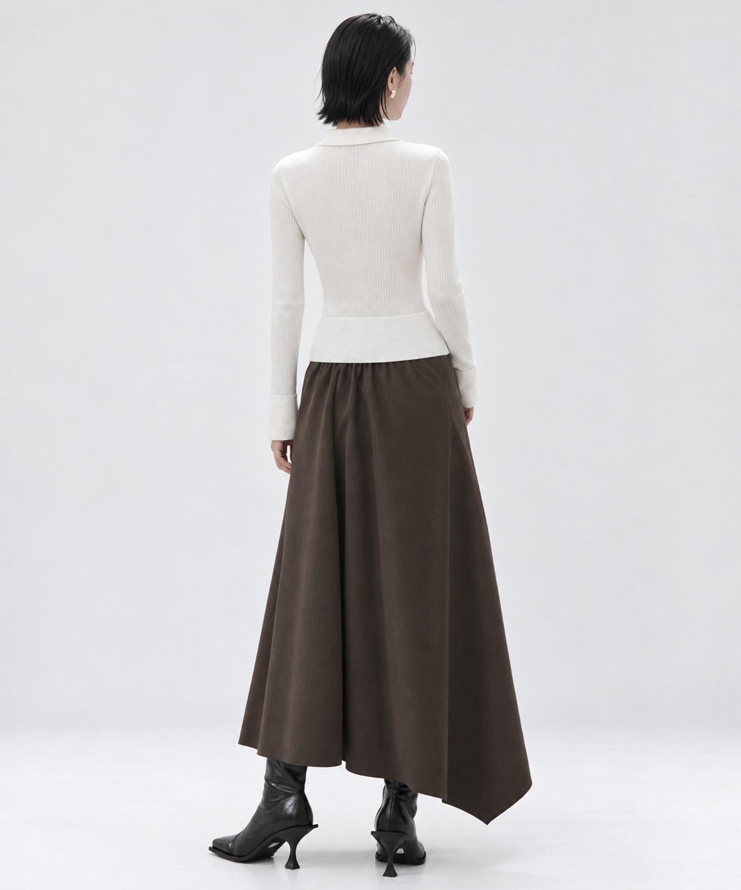 Cashmere Blend  Polo Knit STUDIOUS