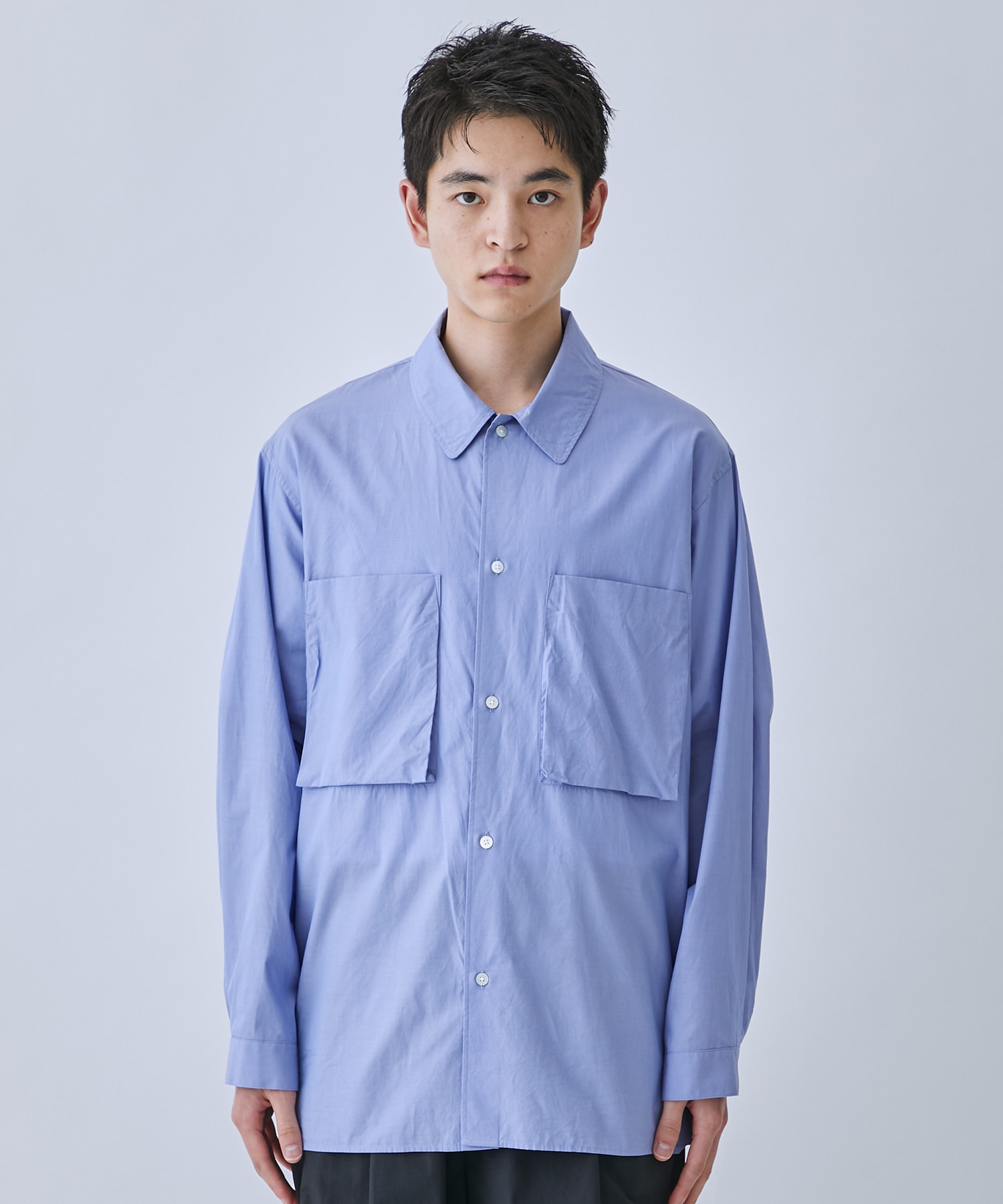 Chambray Gusset PKT Shirt blurhms